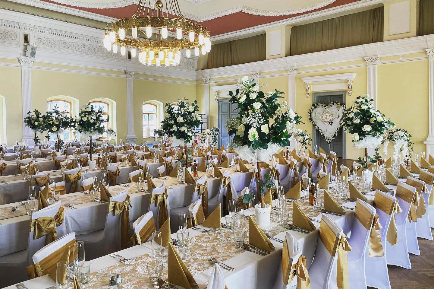 Jedinečná svatební hostina u nás v Paspově sále