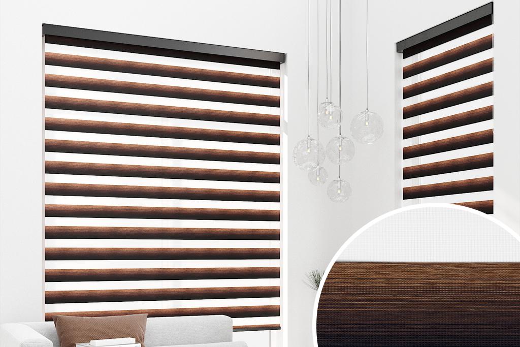 Rolety DEN A NOC MAXI - pro větší okna - na míru