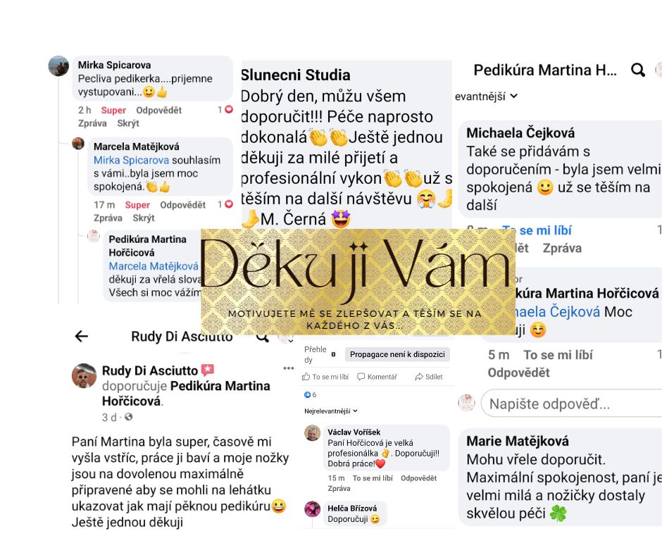 Pedikúra Martina Hořčicová foto 2