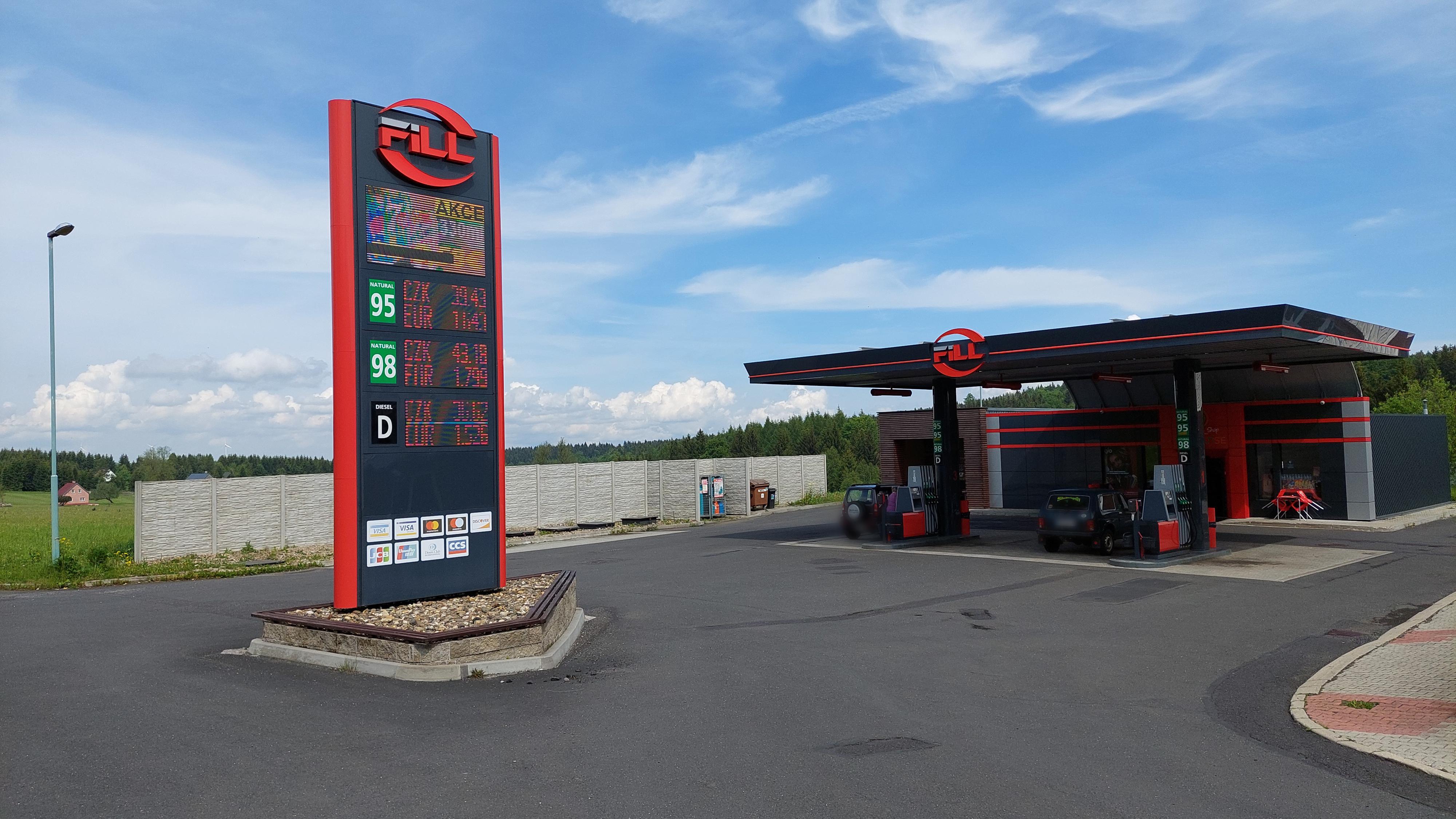 Čerpací stanice Fill