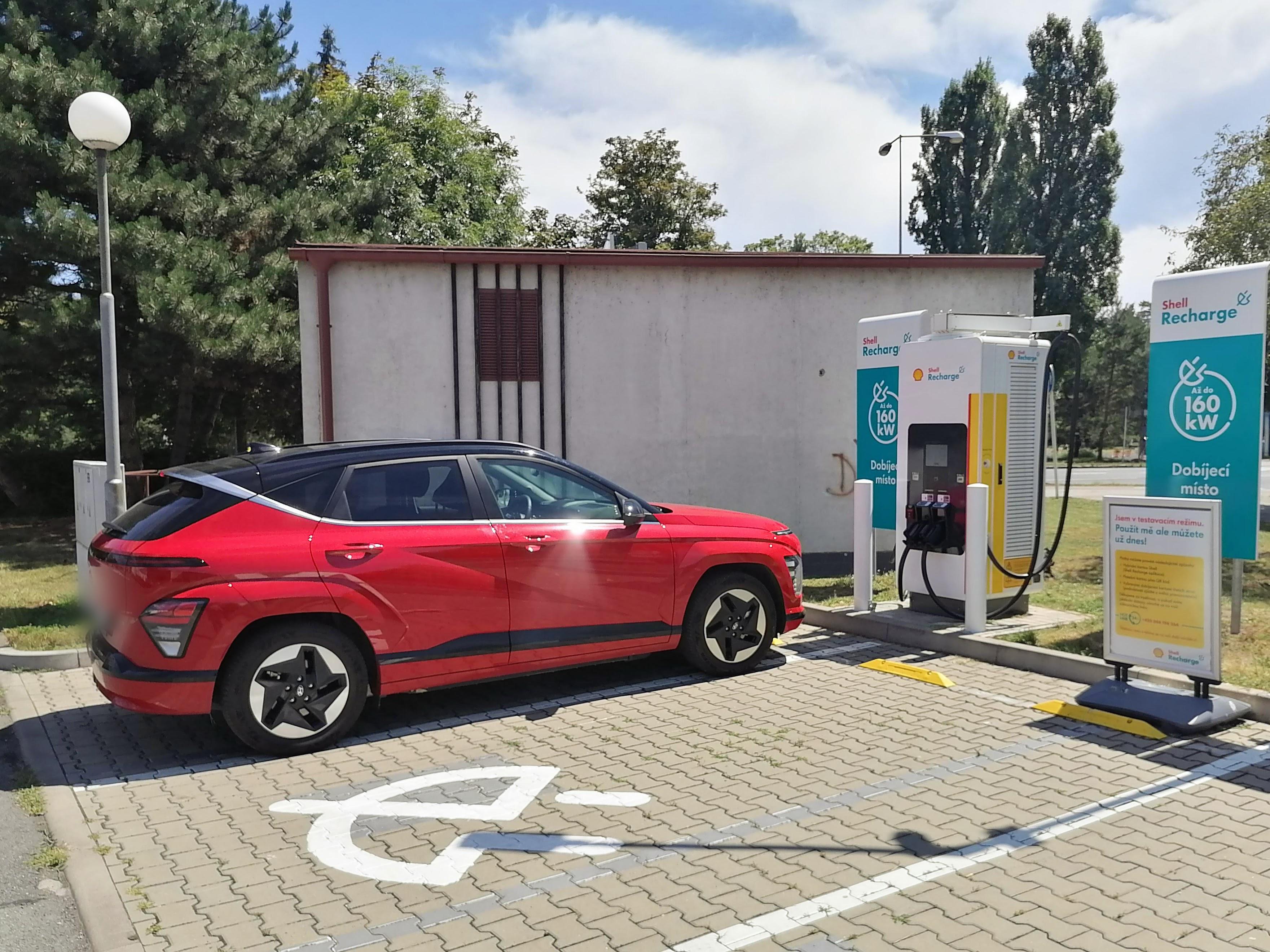 Nabíjecí stanice Shell