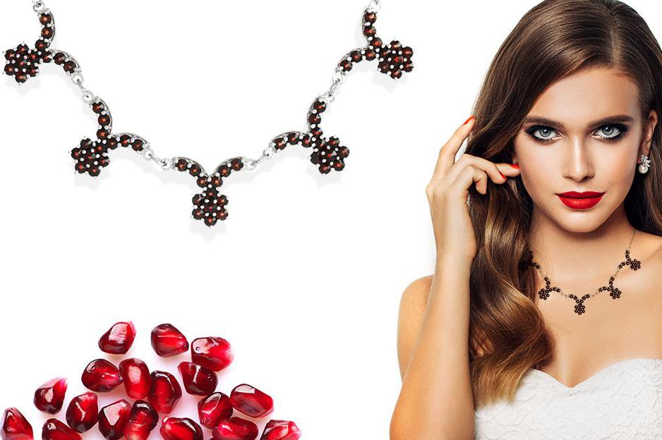 České granáty - zlaté a stříbrné šperky