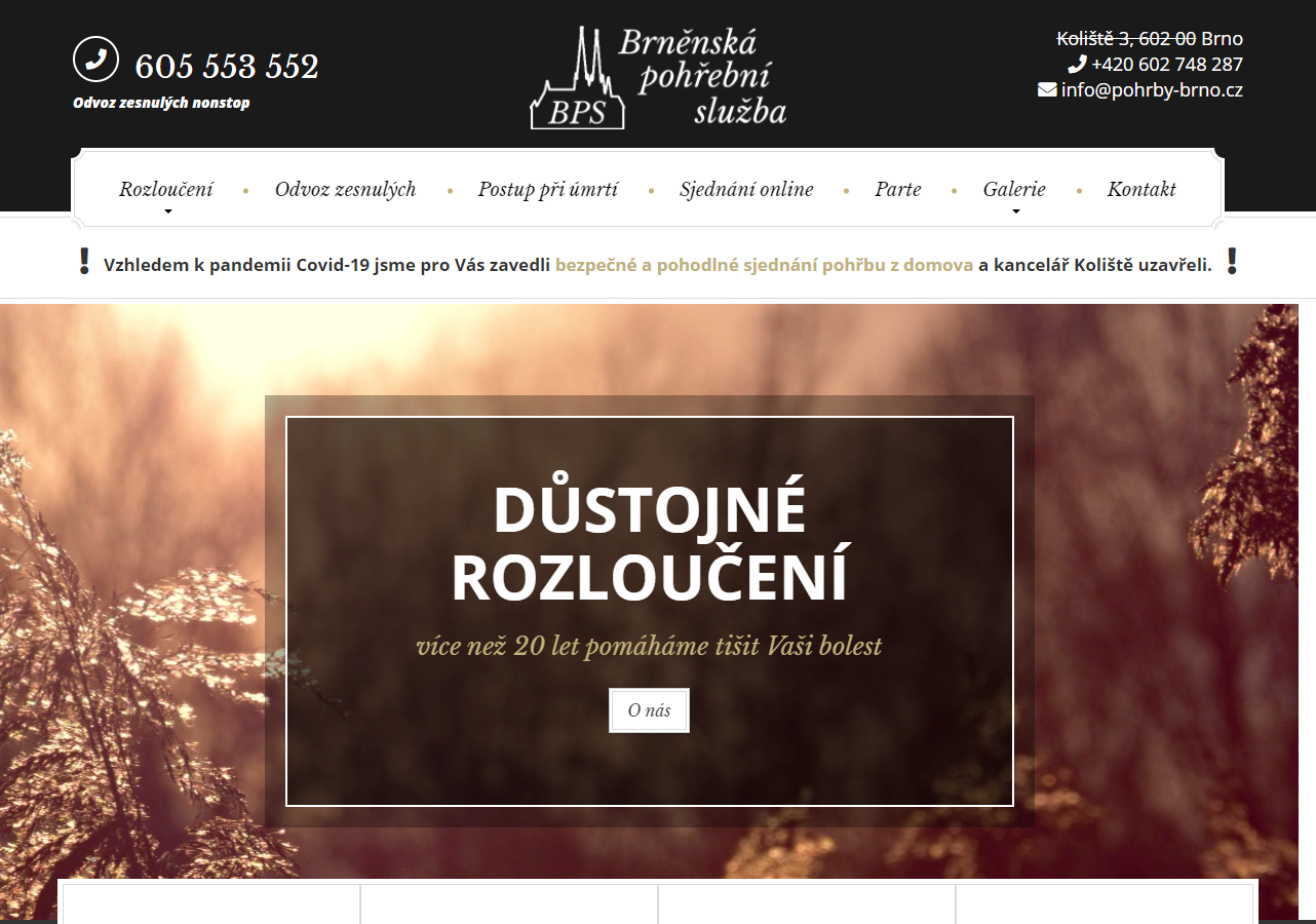 Brněnská pohřební služba foto 2