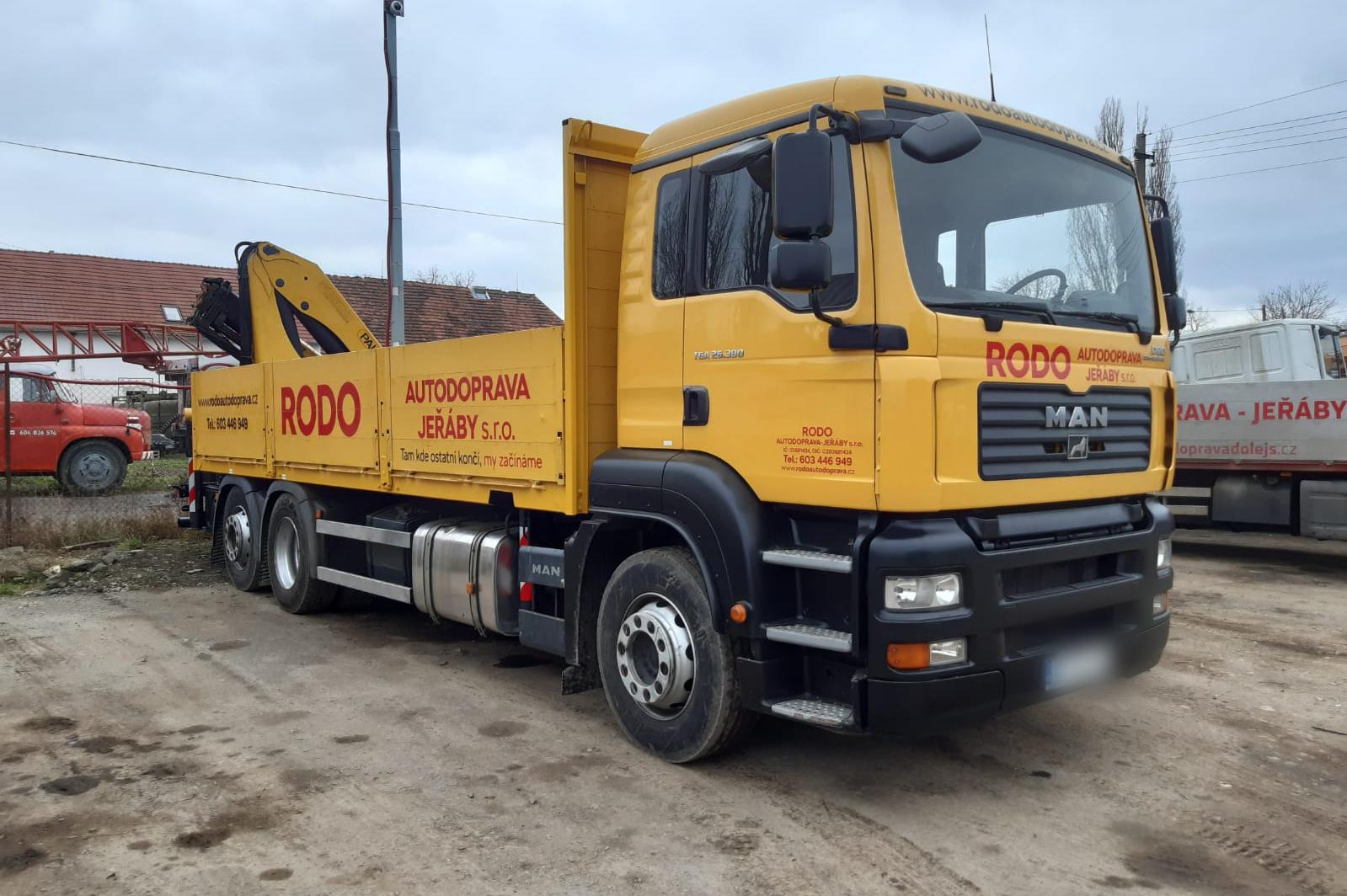 RODO autodoprava a jeřábnické práce