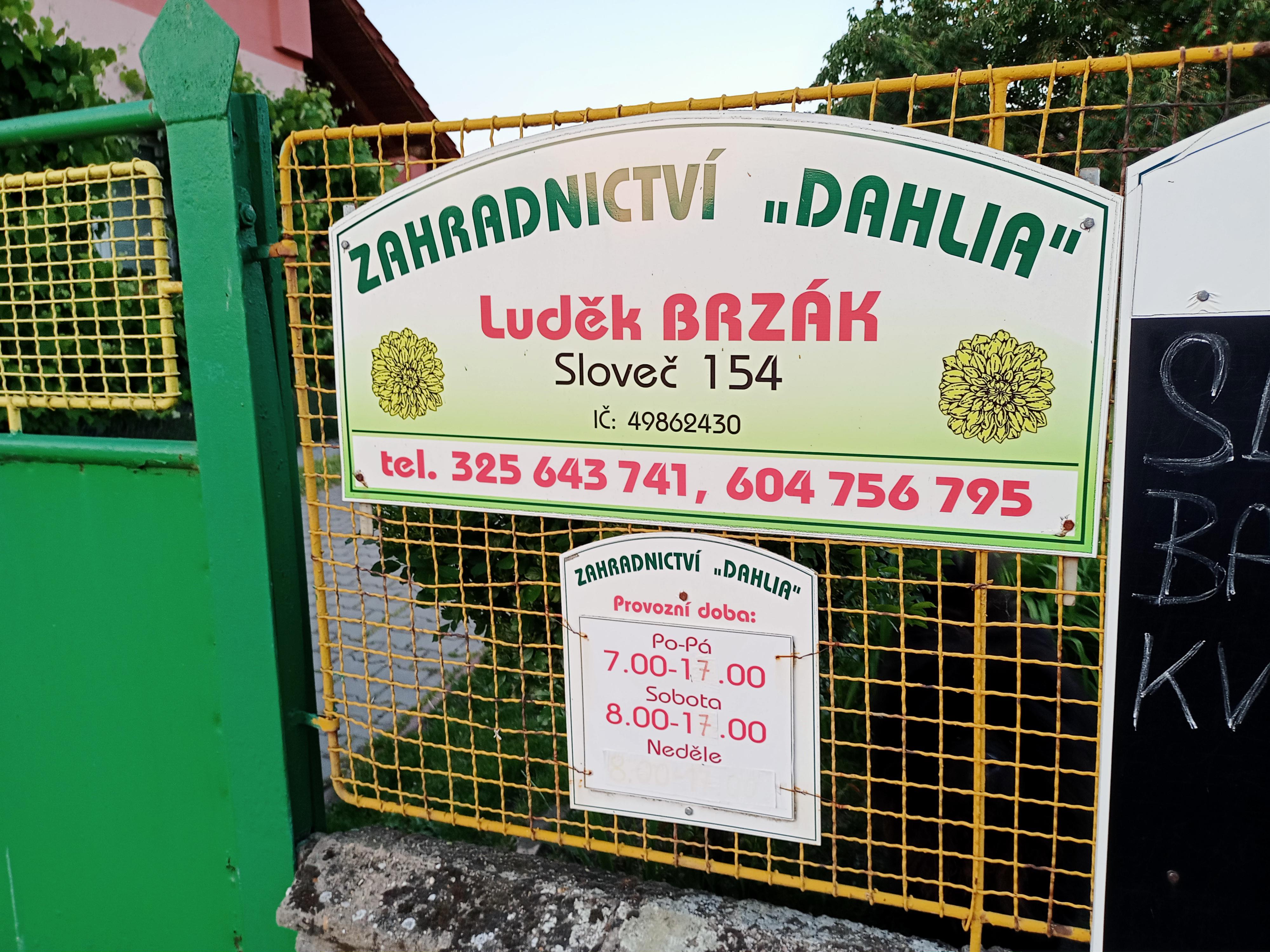 Zahradnictví Dahlia Luděk Brzák