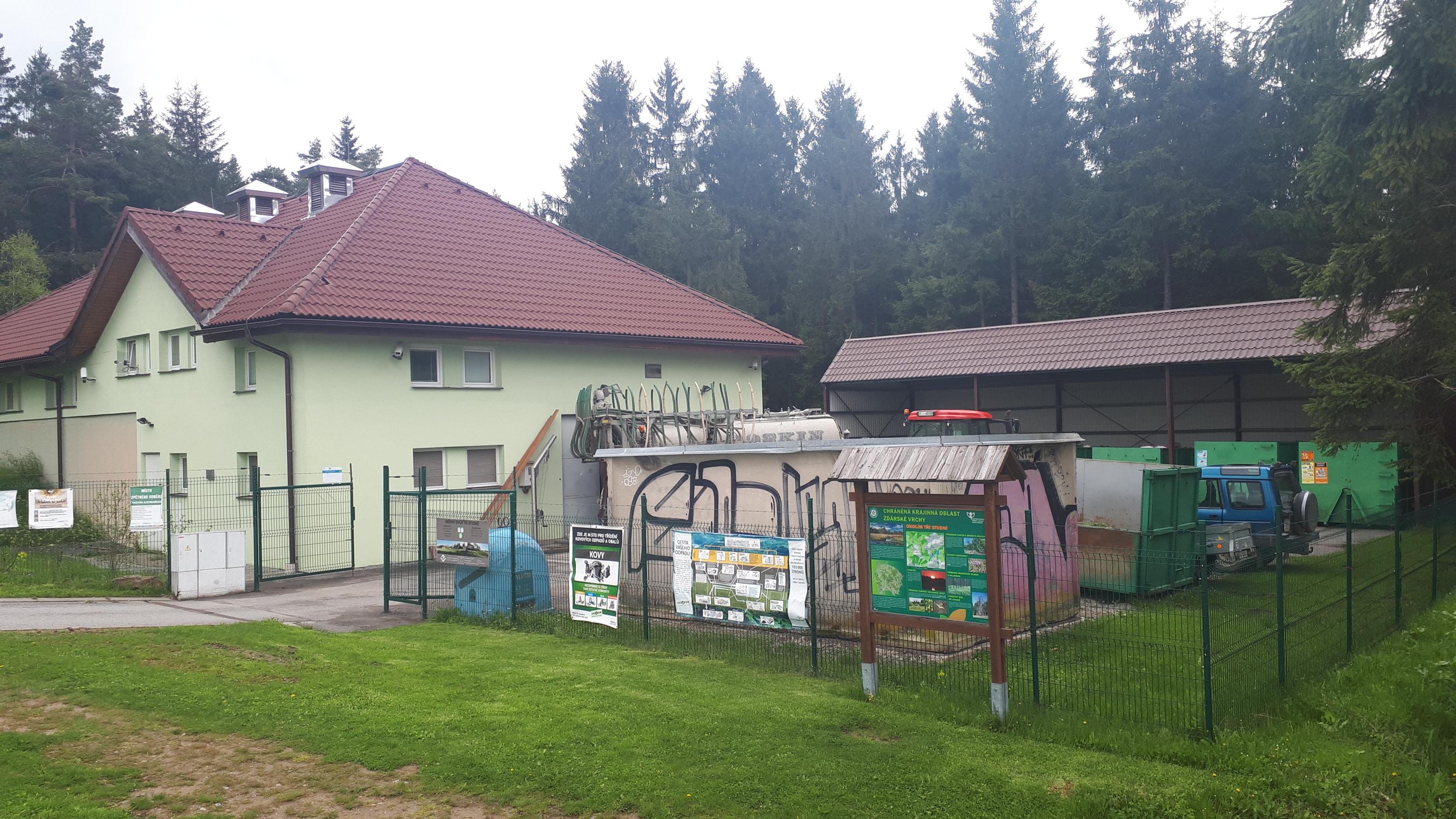 Sběrný dvůr Tři Studně a ČOV Tři Studně