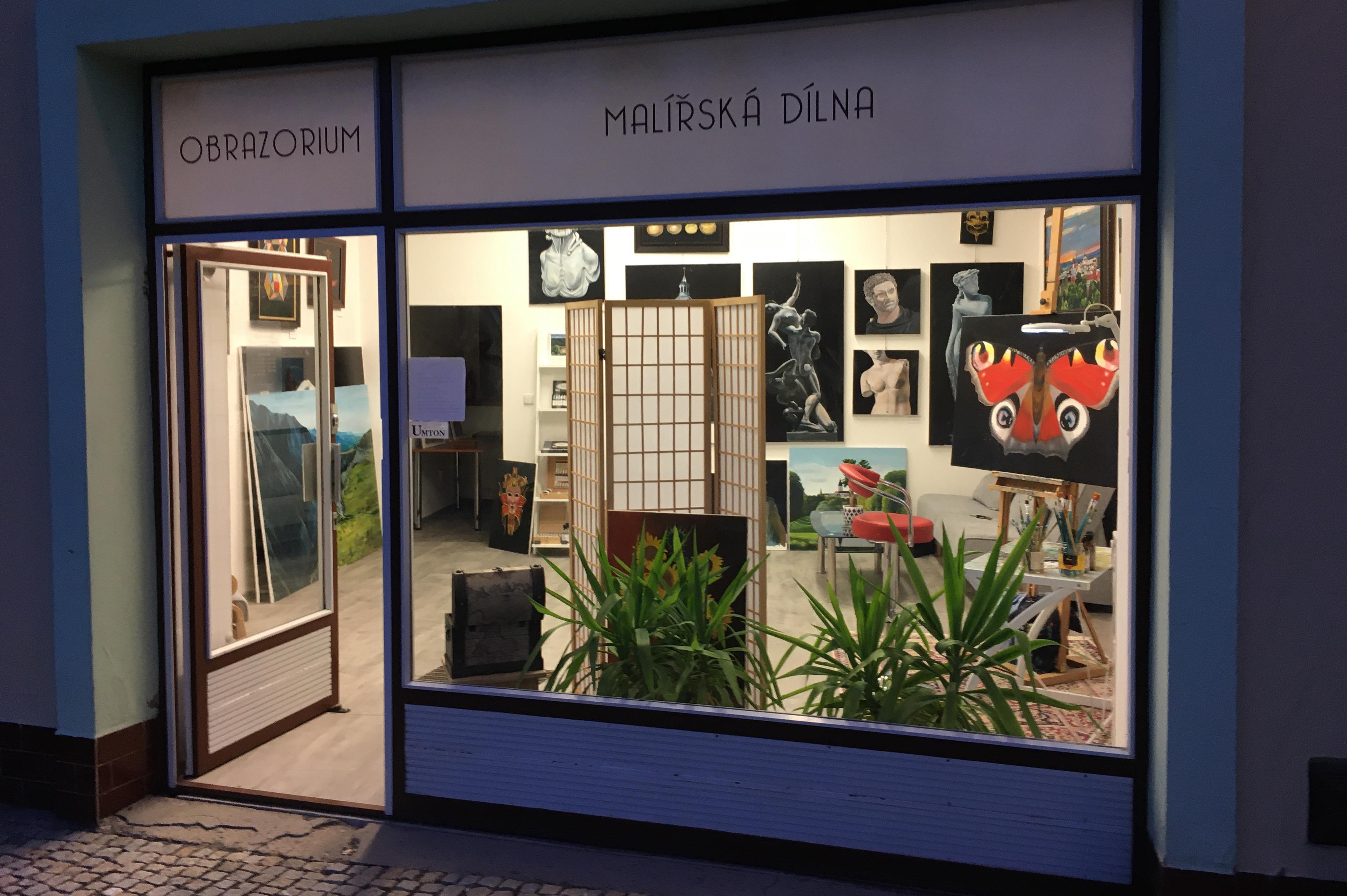 Ladislav Nedělka - Obrazorium, malířská dílna