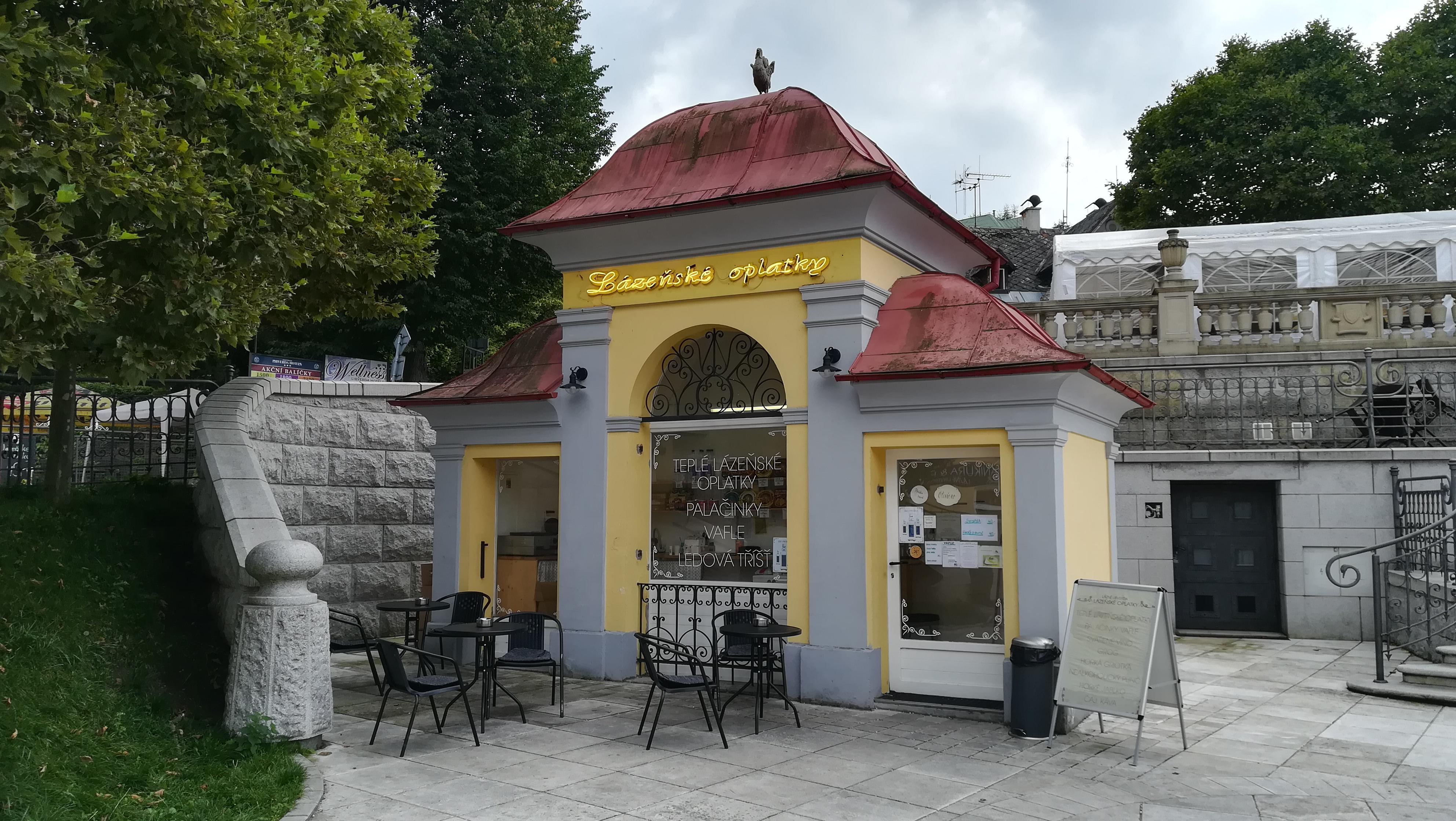 Občerstvení Lázeňské oplatky