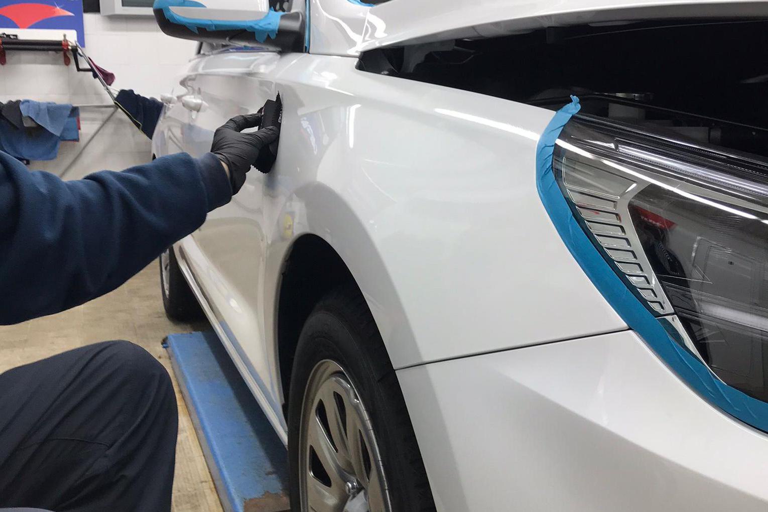 Sklokeramická ochrana laku