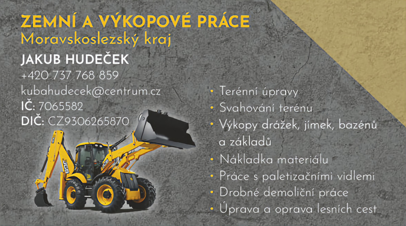 Zemní a výkopové práce Jakub Hudeček foto 1