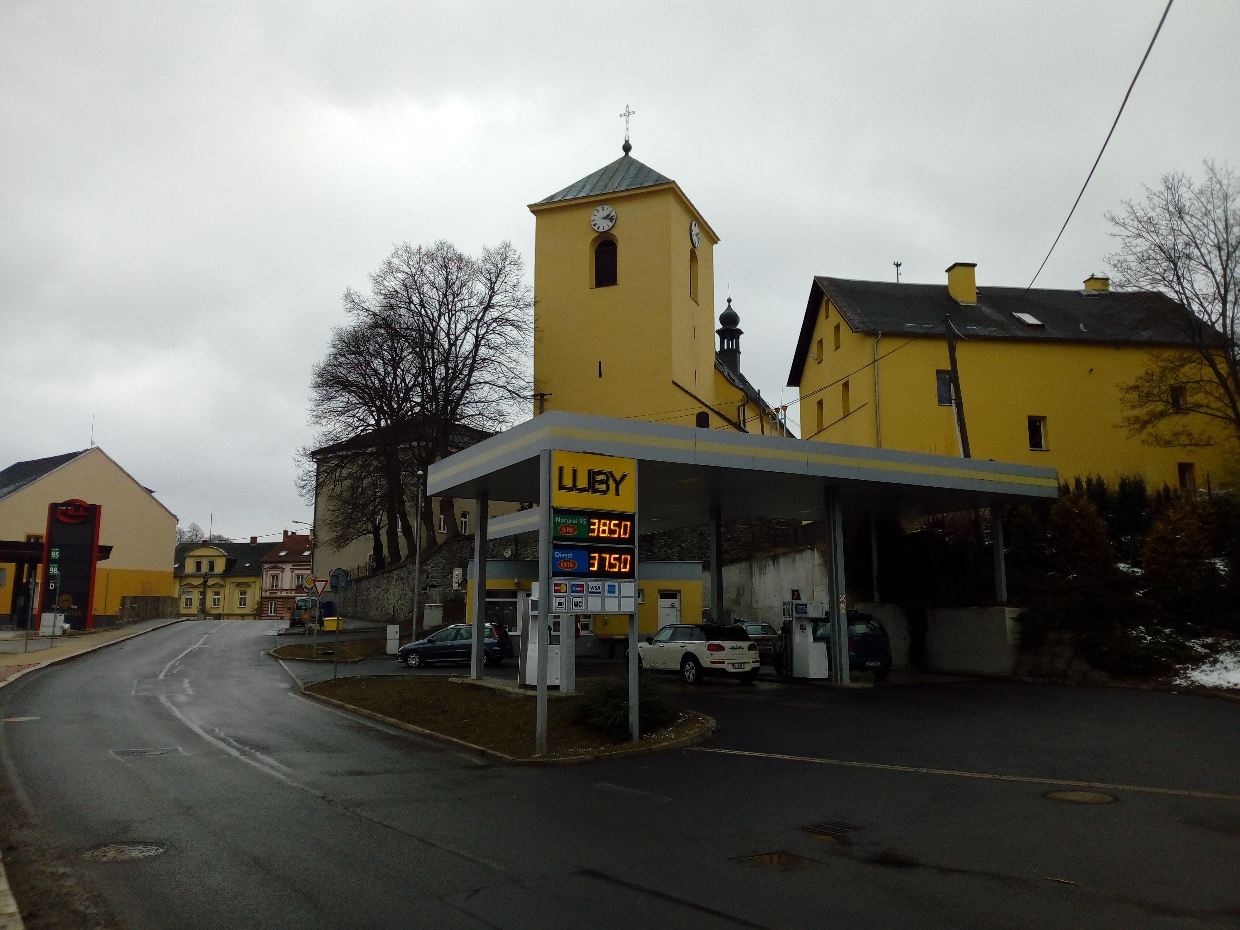 Čerpací stanice Luby