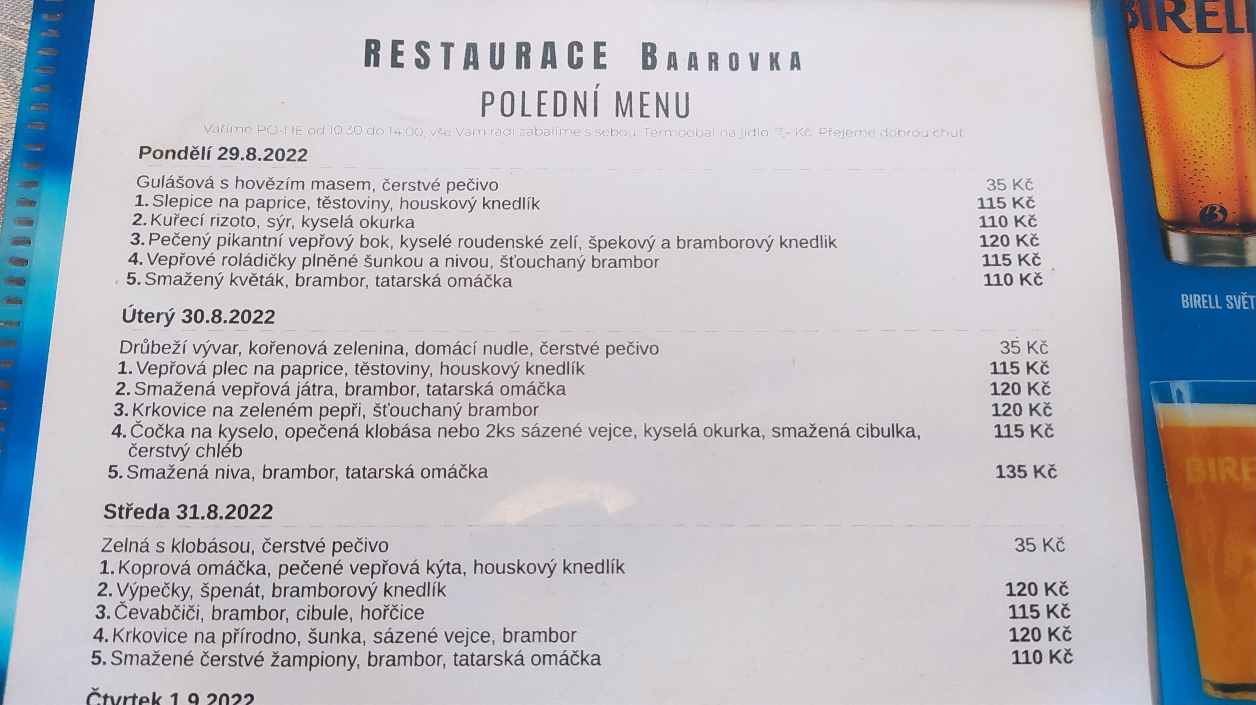 Restaurace Baarovka foto 4