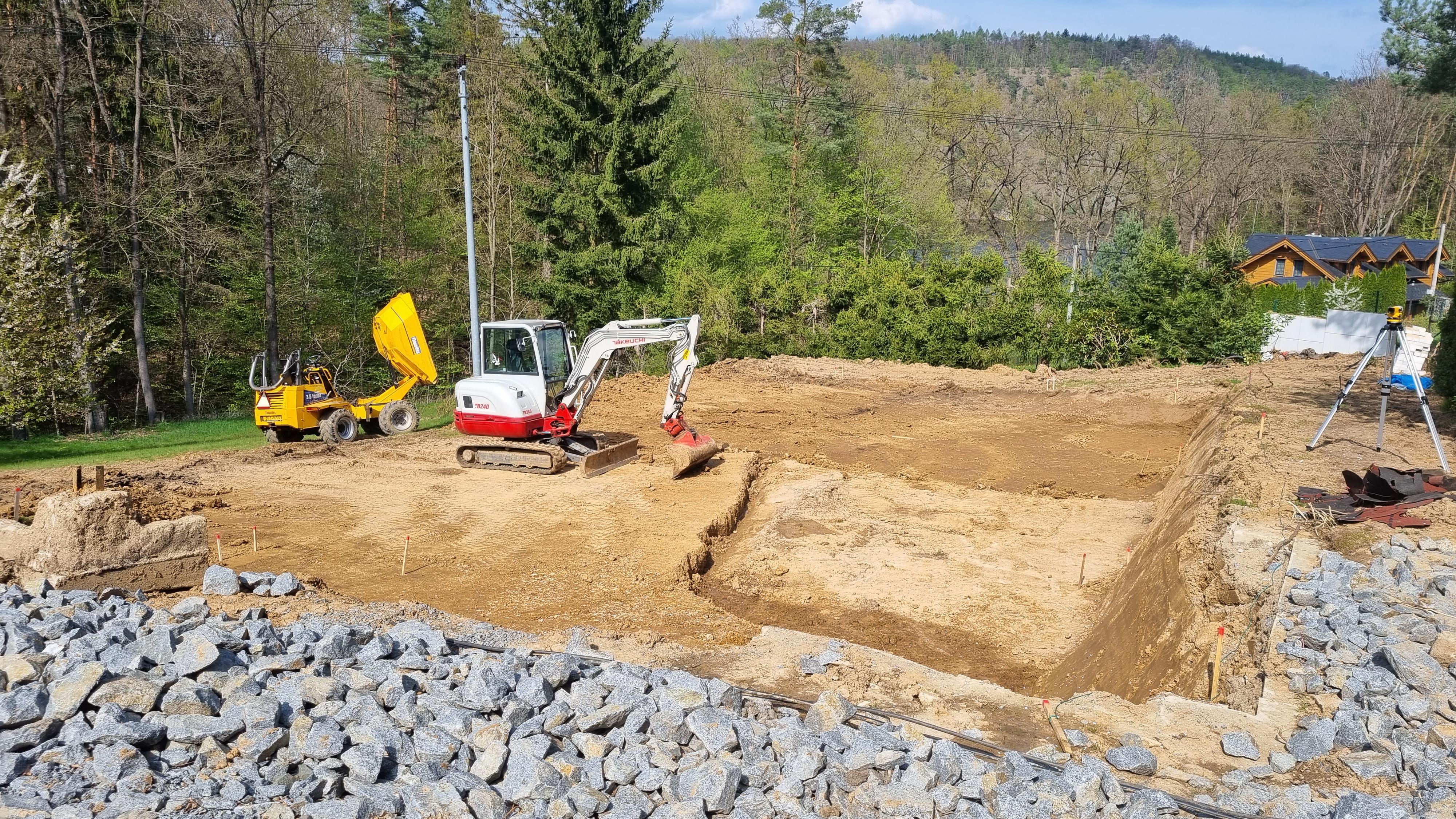 Zemní práce minibagry Urbánek foto 2