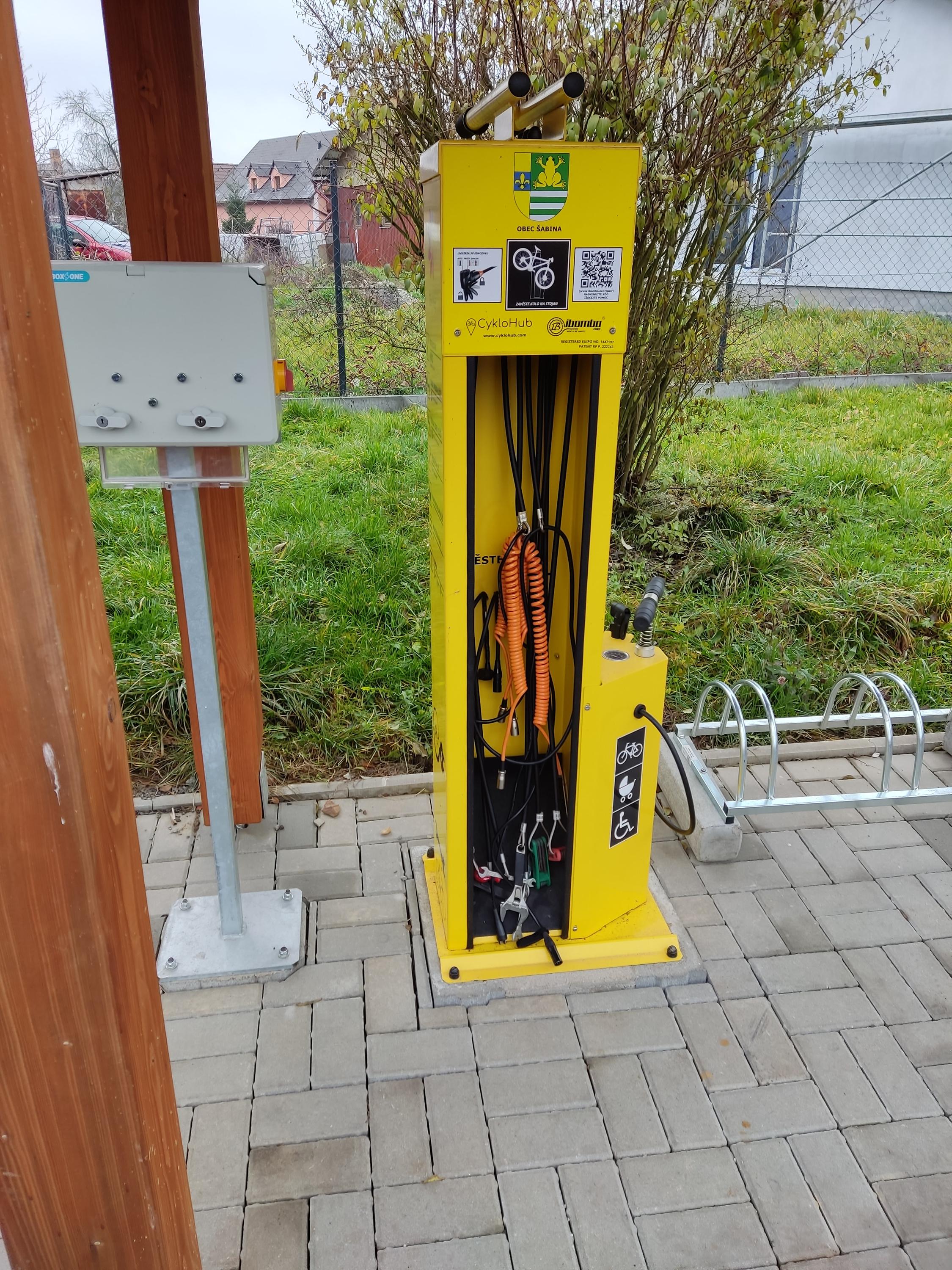 Nabíjecí stanice Obec Šabina foto 2