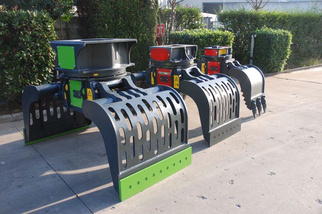 Drapáky na ukládání kamenů pro rypadla