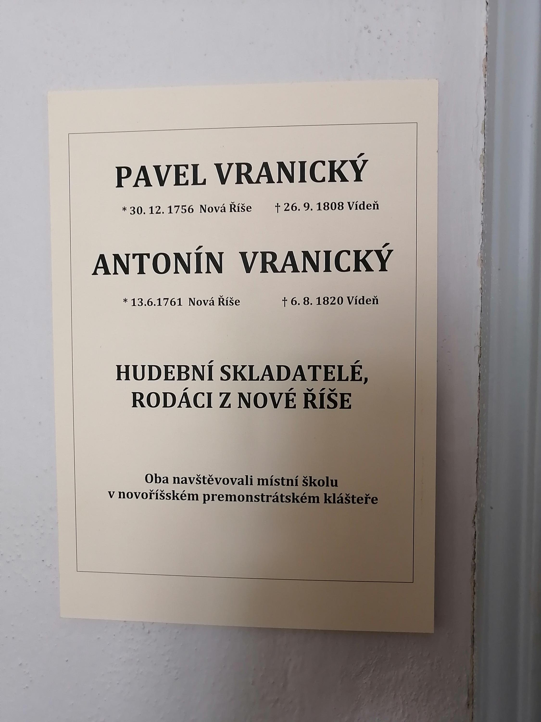 Památník Pavla a Antonína Vranických foto 3