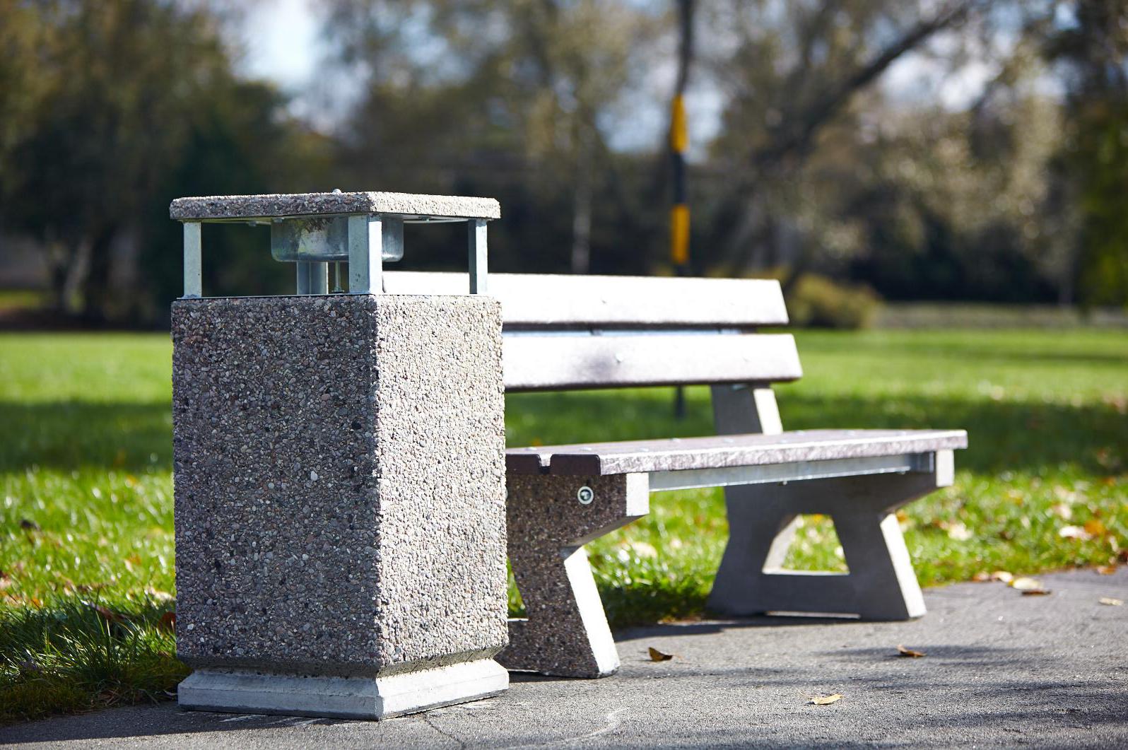 JAFA BETON STYL - parkové lavičky a koše