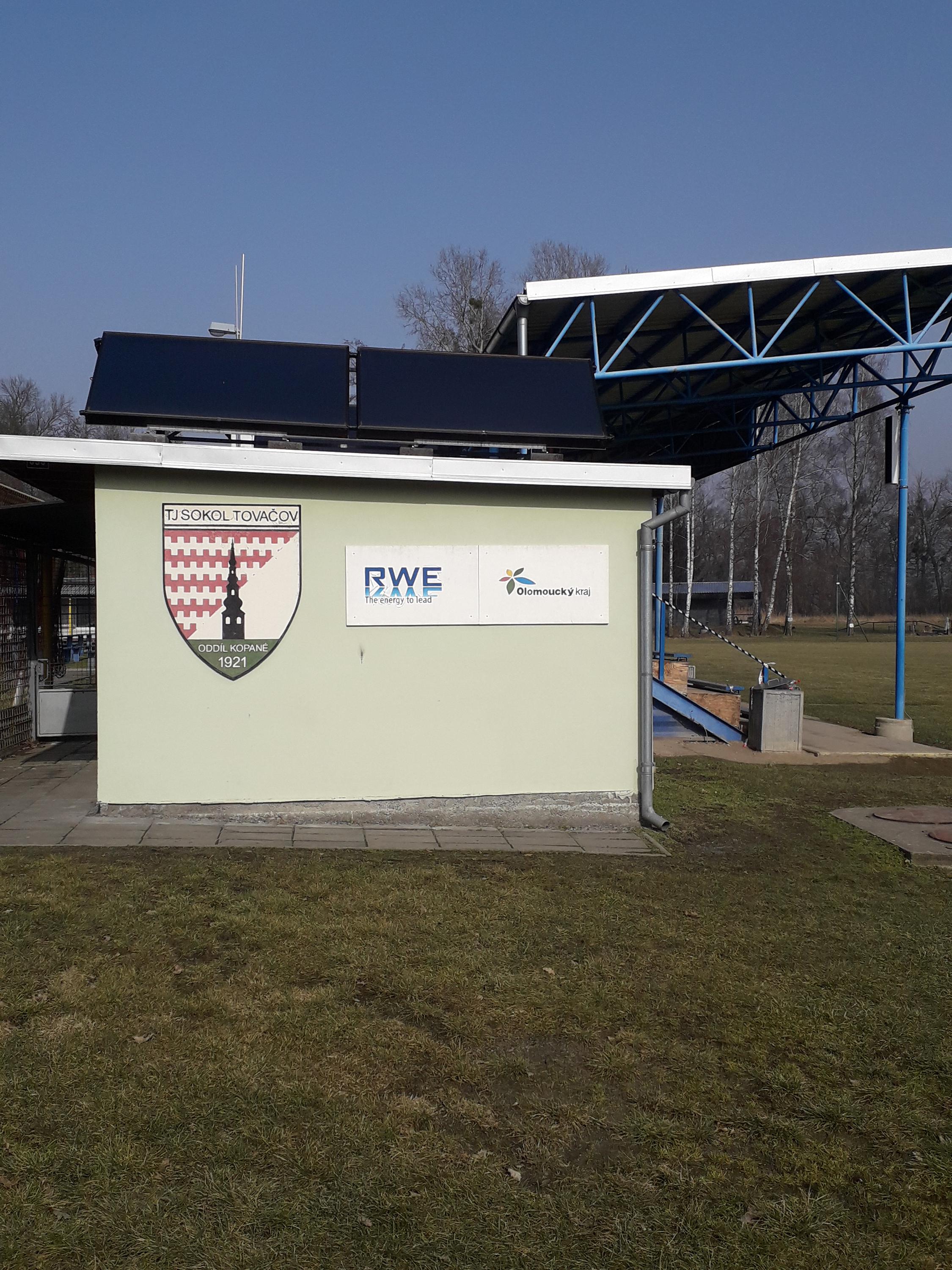 TJ Sokol Tovačov - fotbalový stadion foto 2
