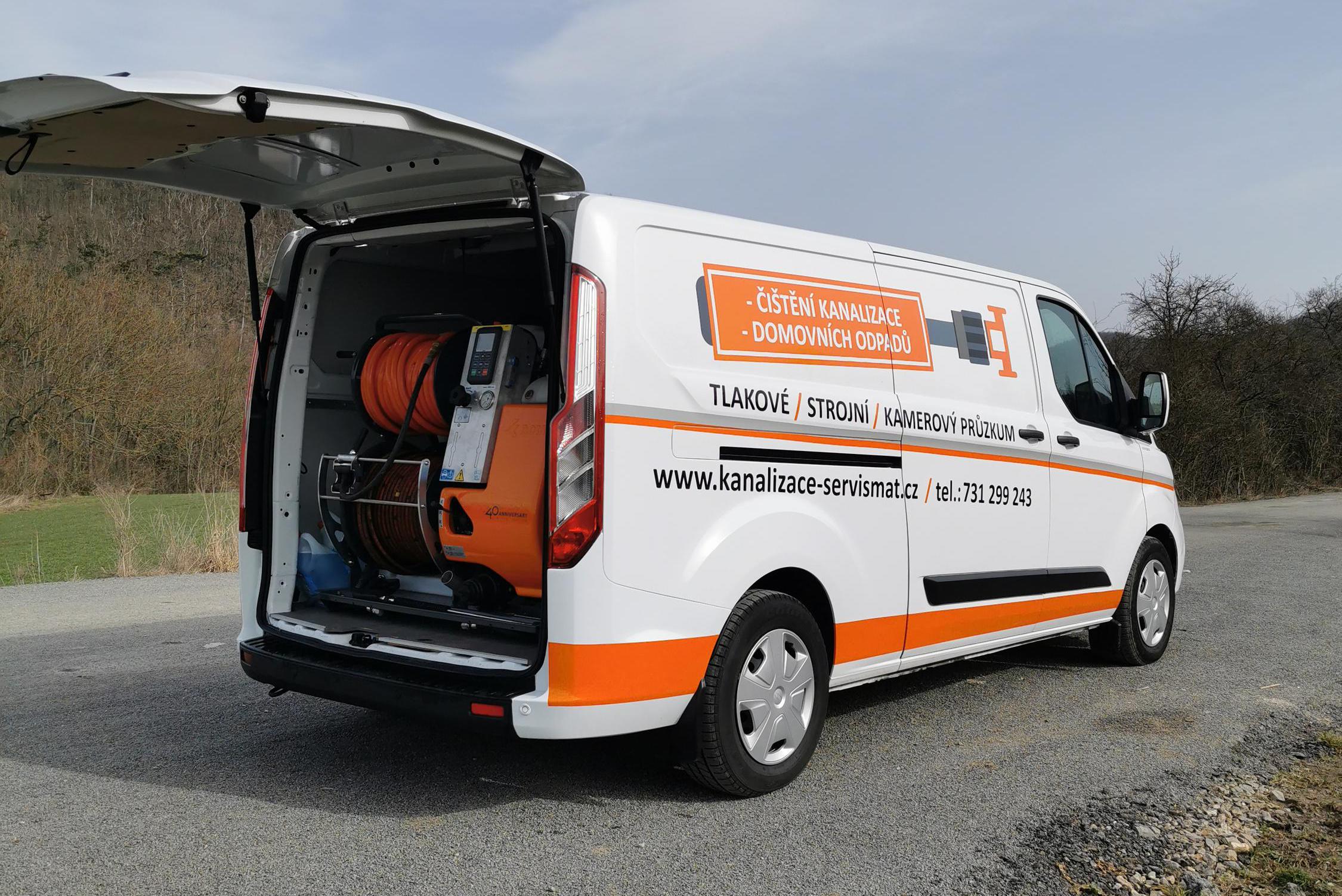 Servismat – čištění kanalizace