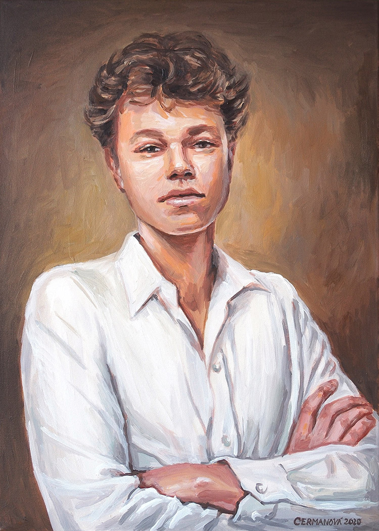 Olga Cermanová - malba portrétů na zakázku foto 6