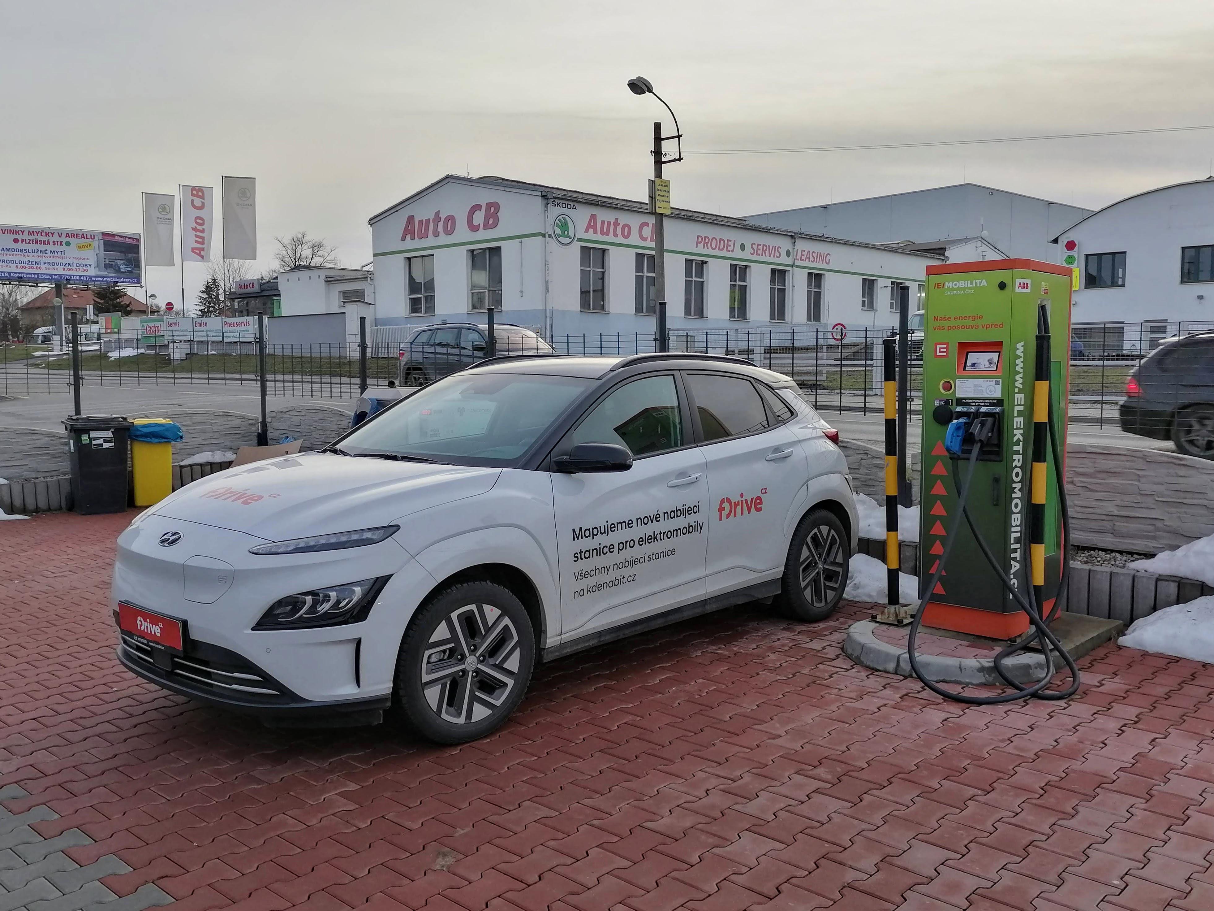 Nabíjecí stanice ČEZ