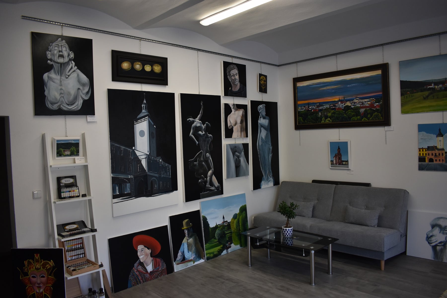 Ladislav Nedělka - Obrazorium, malířská dílna foto 2