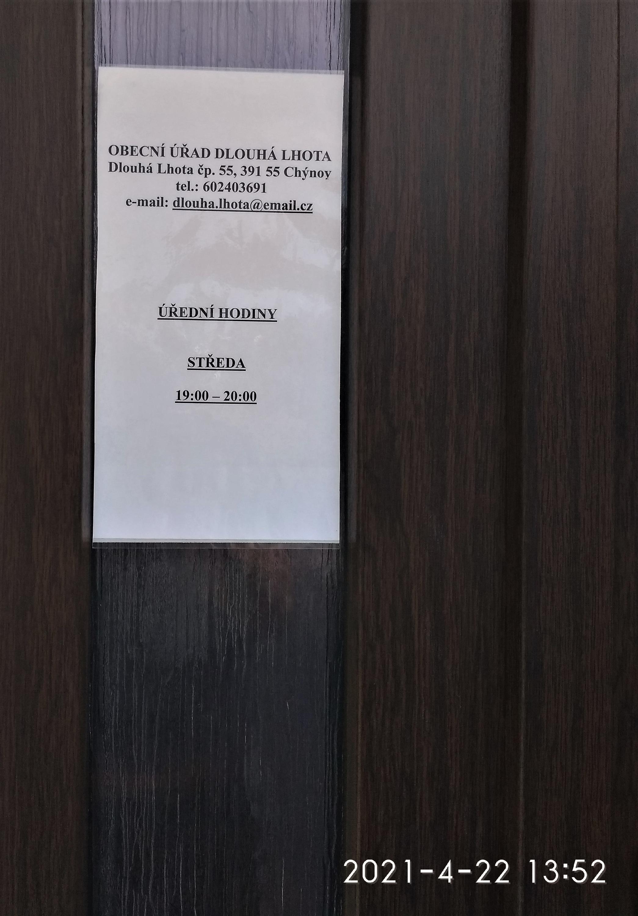 Dlouhá Lhota - obecní úřad foto 3