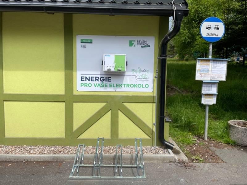 Nabíjecí stanice NP České Švýcarsko - Infocentrum Jetřichovice