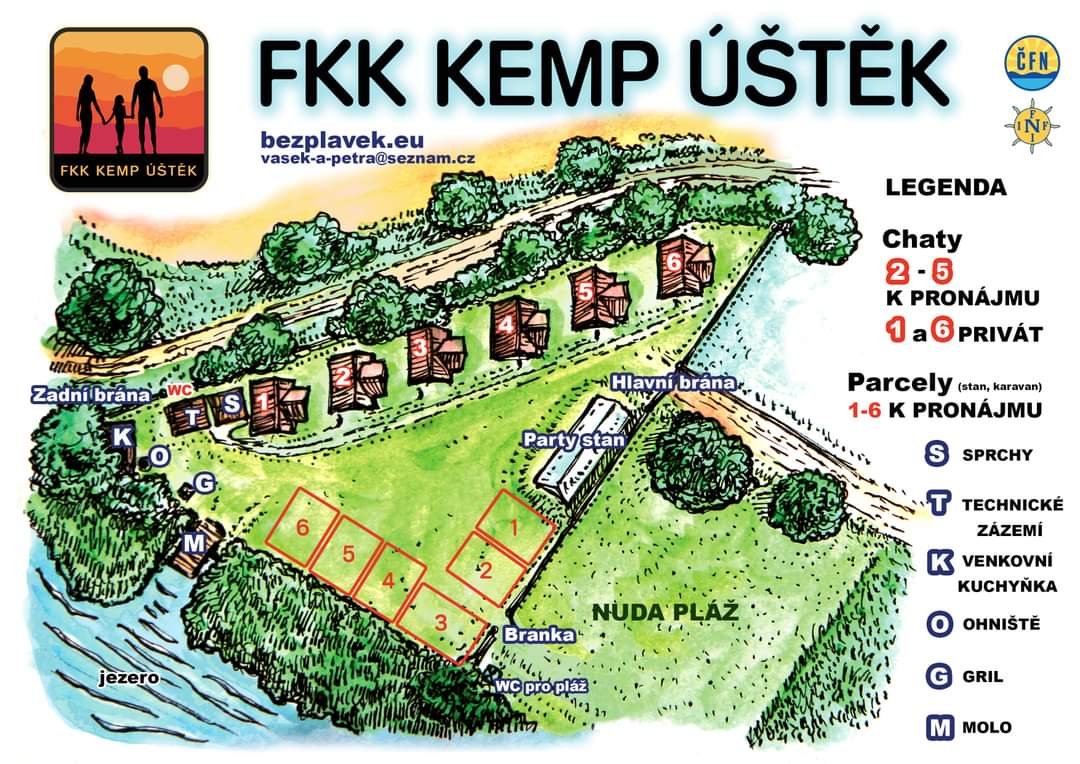 FKK kemp Úštěk, nudistický kemp foto 2