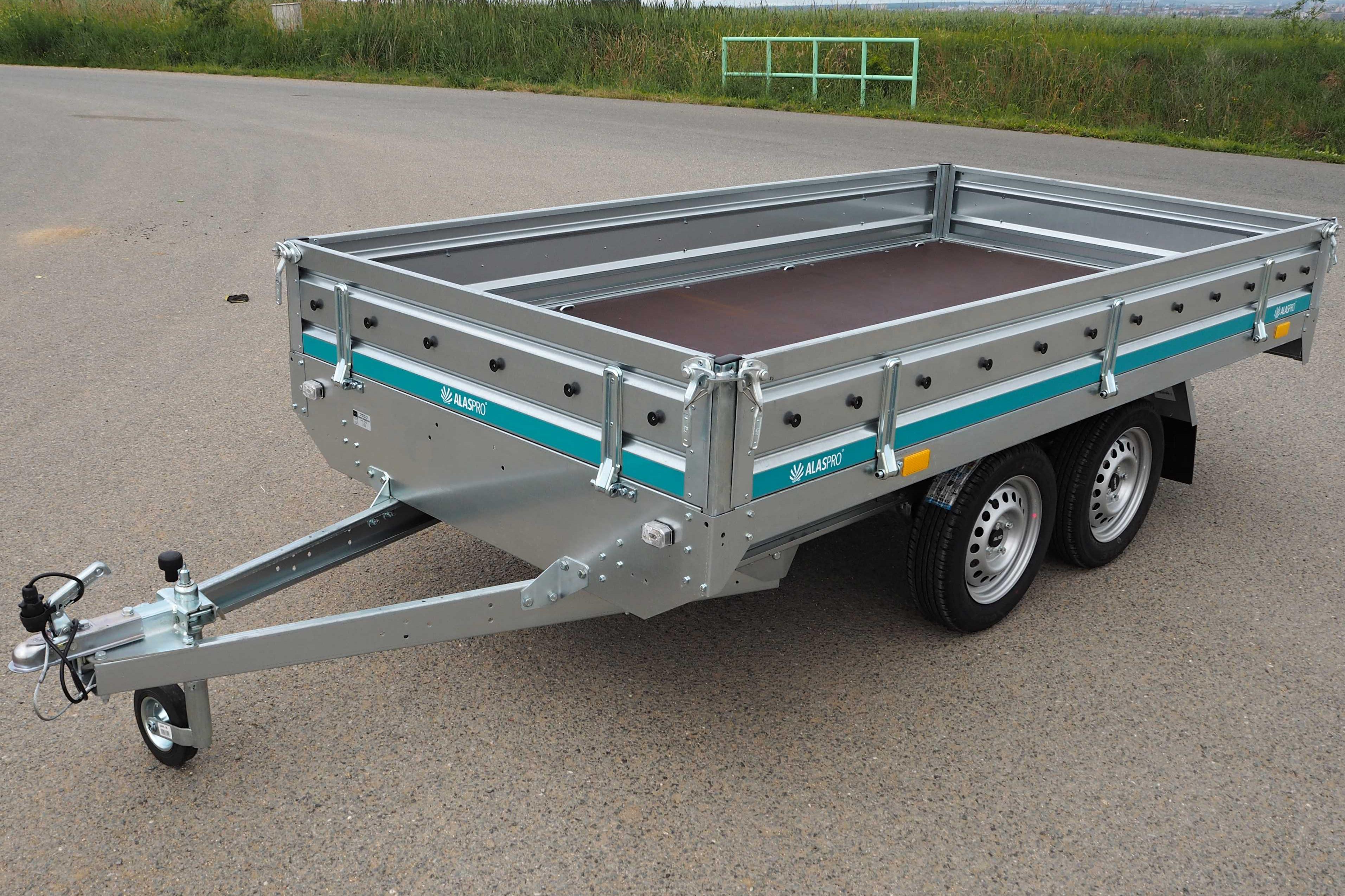 Dvouosý nebrzděný přívěs 750kg 3040x1540mm