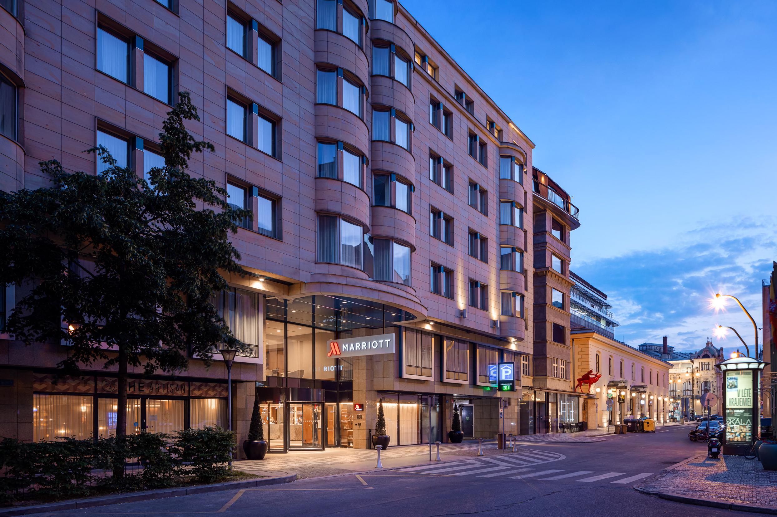 Prague Marriott Hotel - Nabíjecí stanice