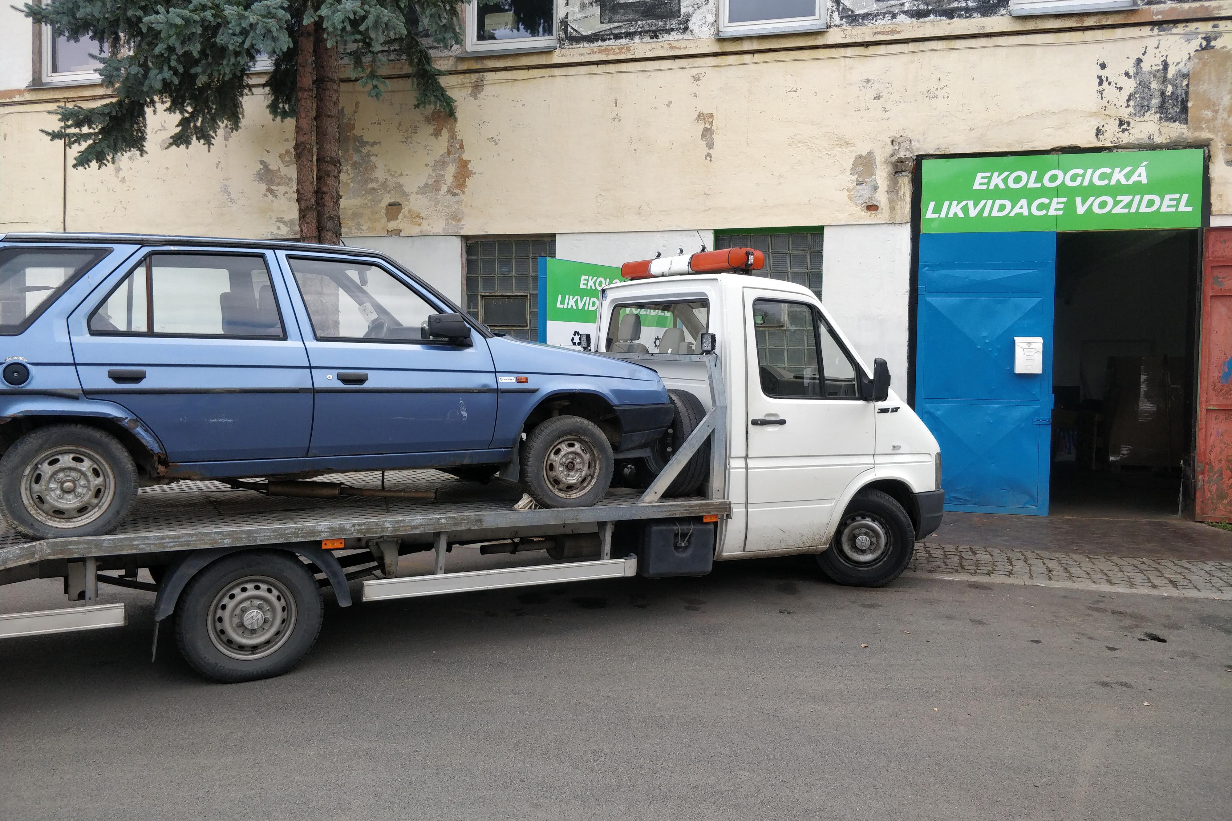 Odtah likvidovaného vozidla zdarma