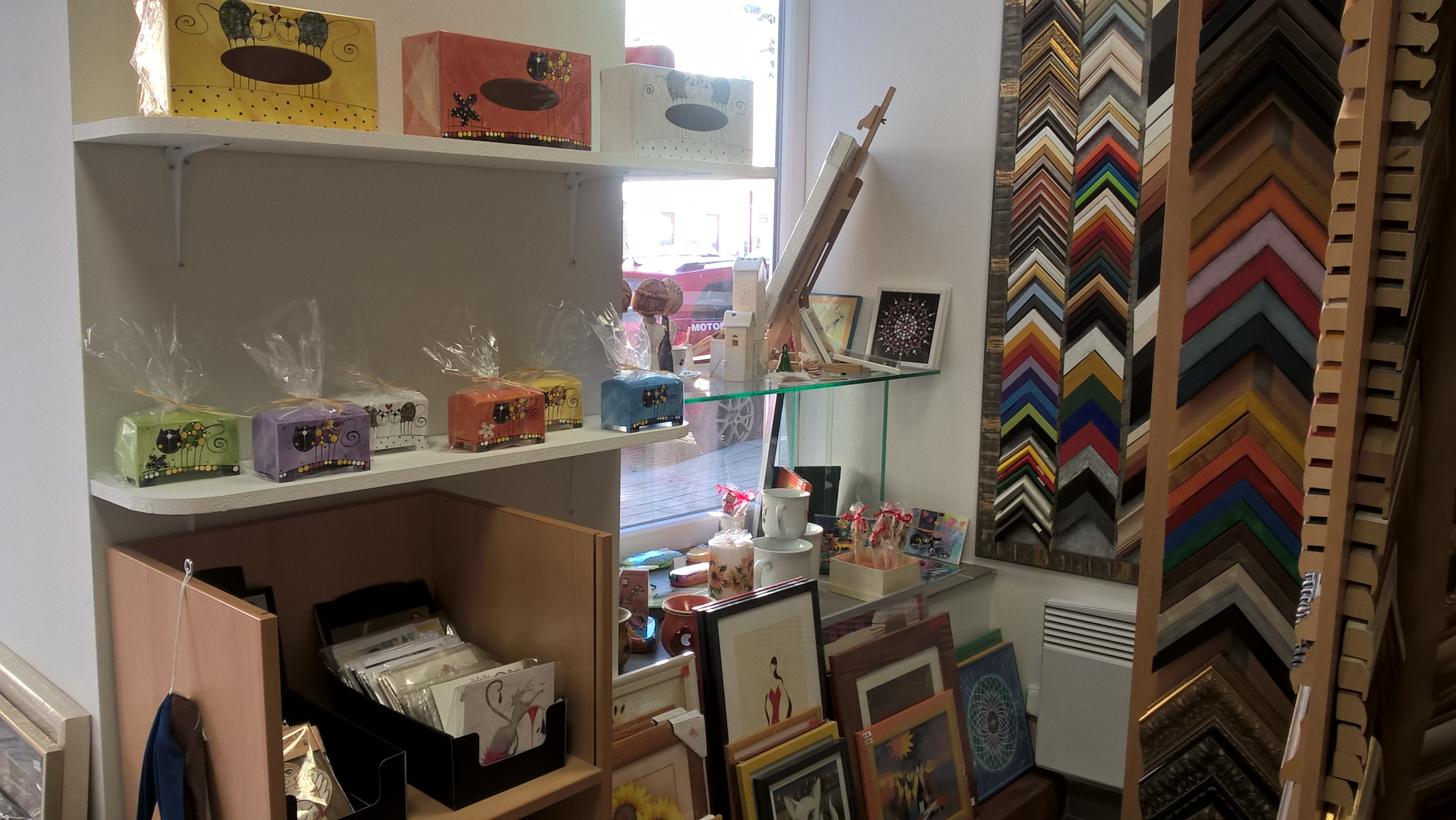 Rámování obrazů Galerie Kočka