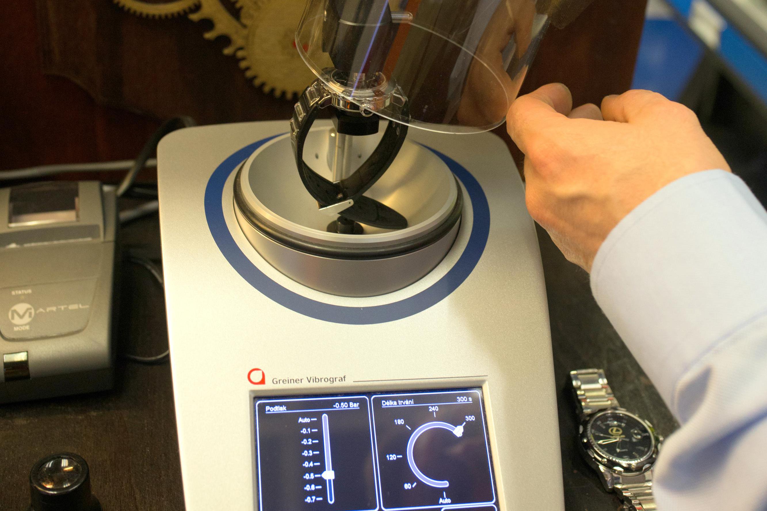 Tlaková zkouška vodotěsnosti