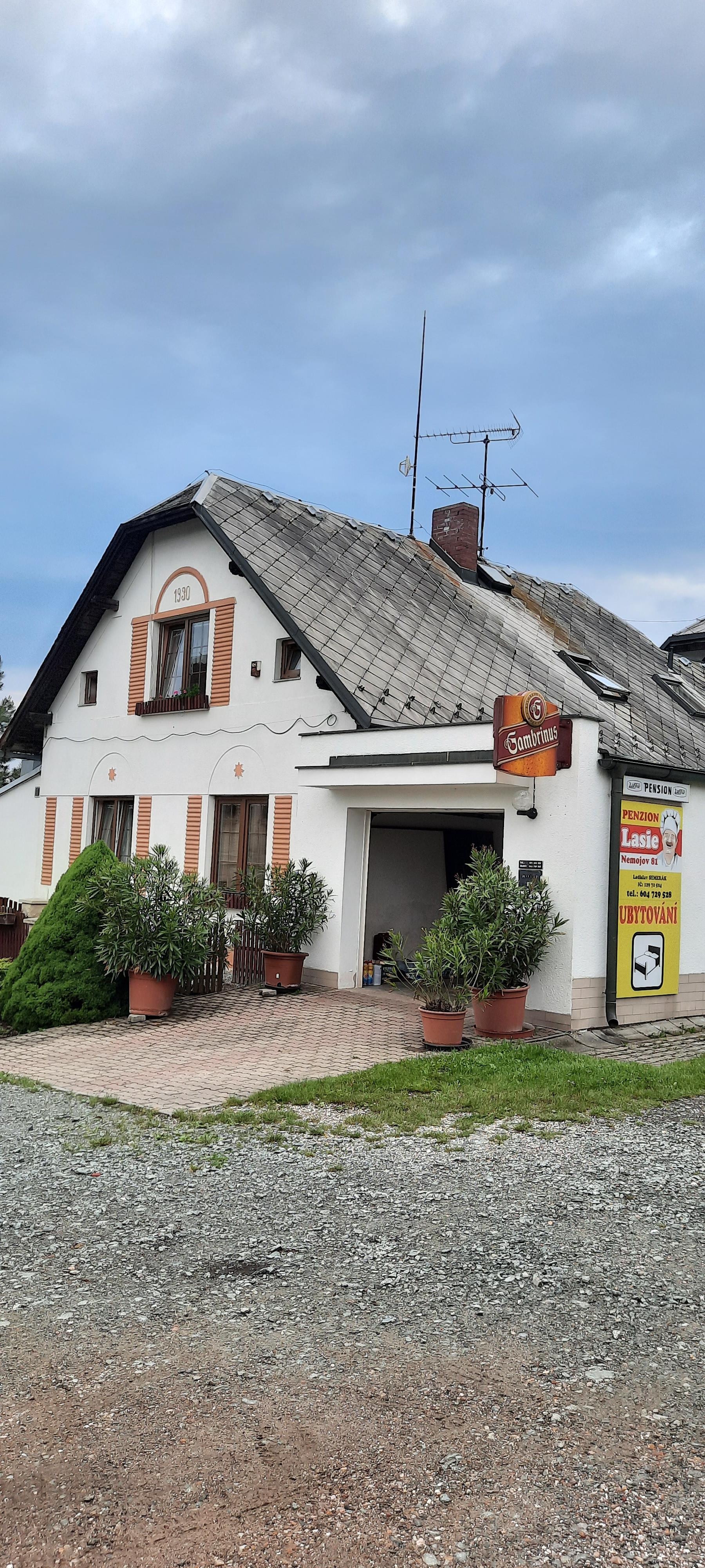 Ubytování v jednolůžkovém pokoji, Penzion Lasie