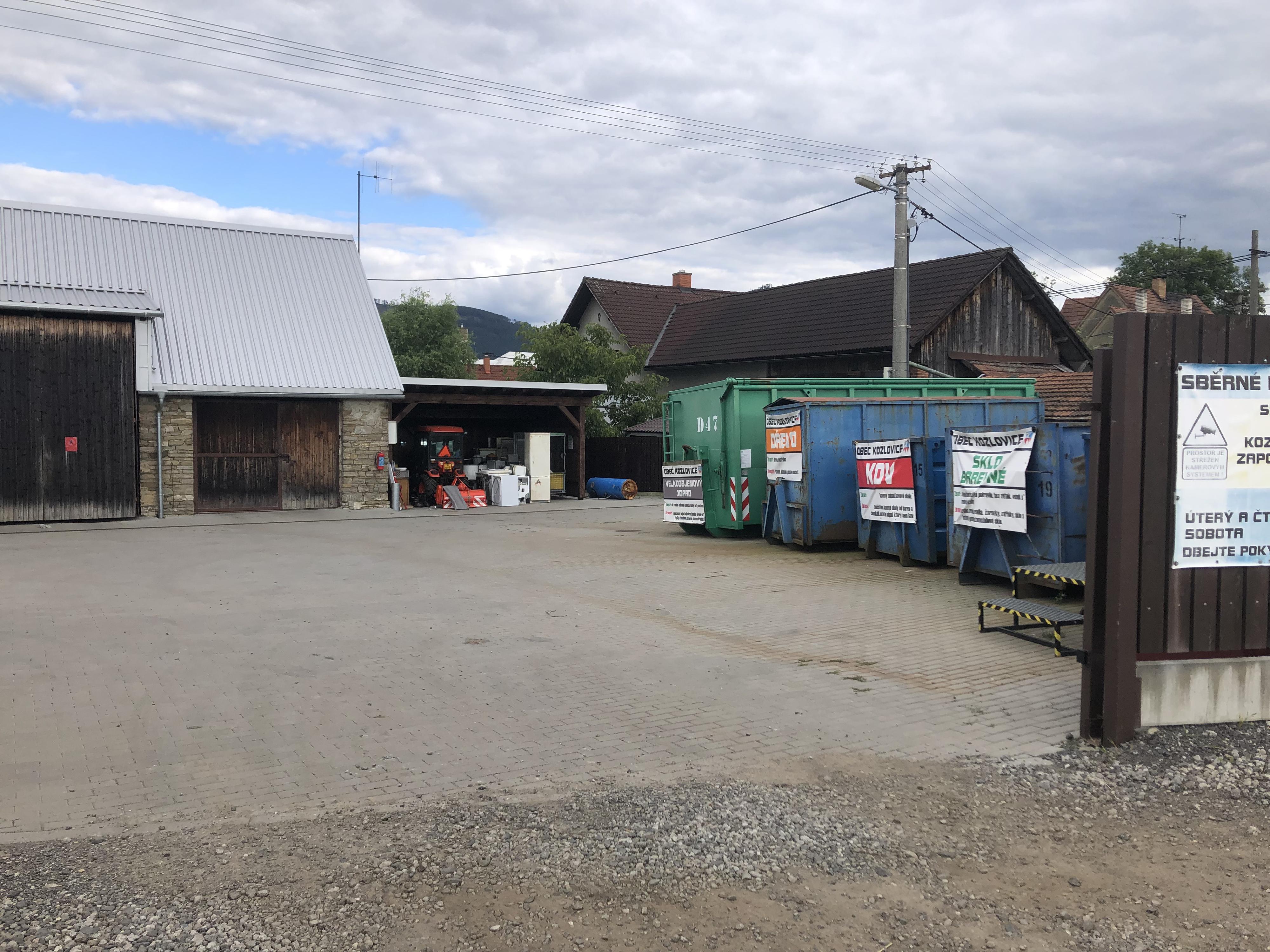 Sběrný dvůr - Obec Kozlovice