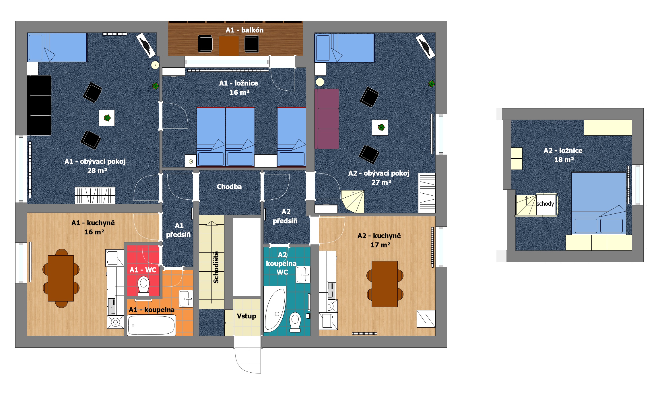 Apartmány Kousek od jezera foto 2