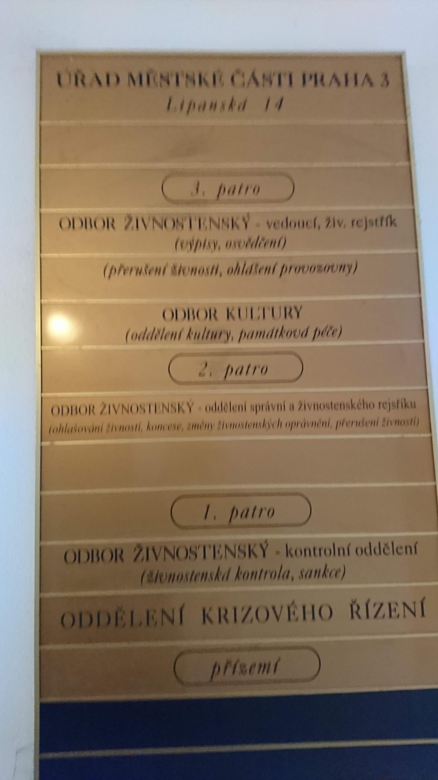 Živnostenský úřad Praha 3 foto 3