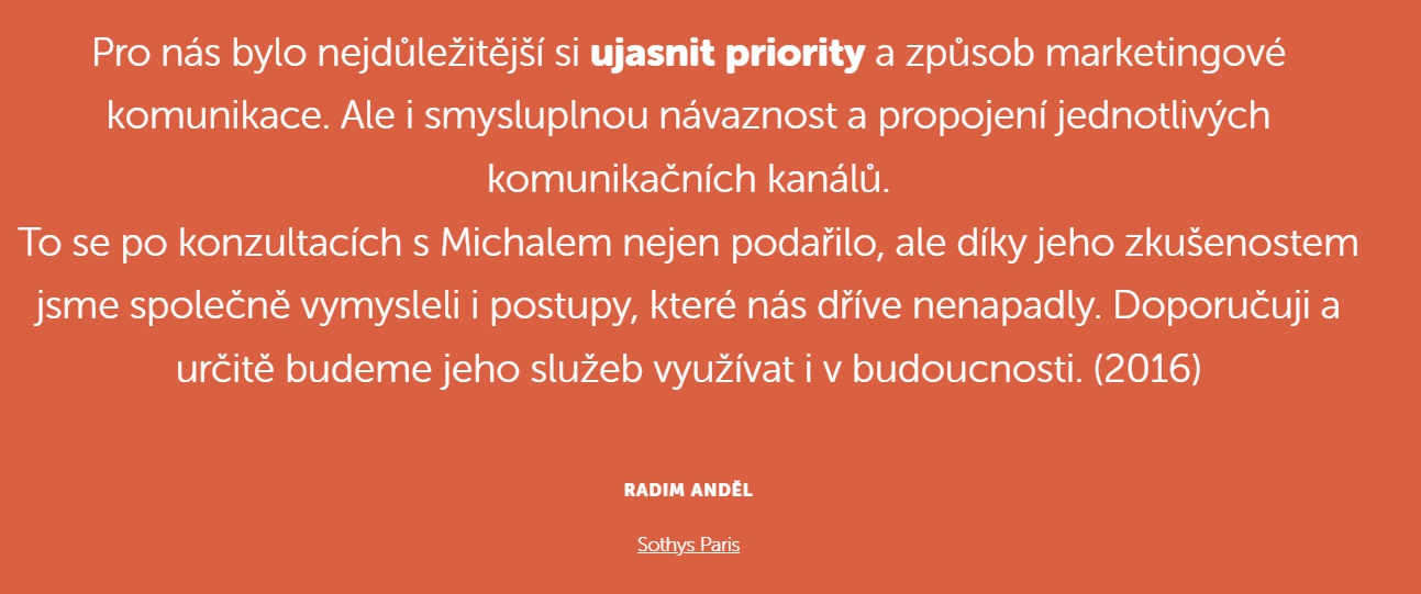 Michal Krutiš - marketingová strategie foto 4