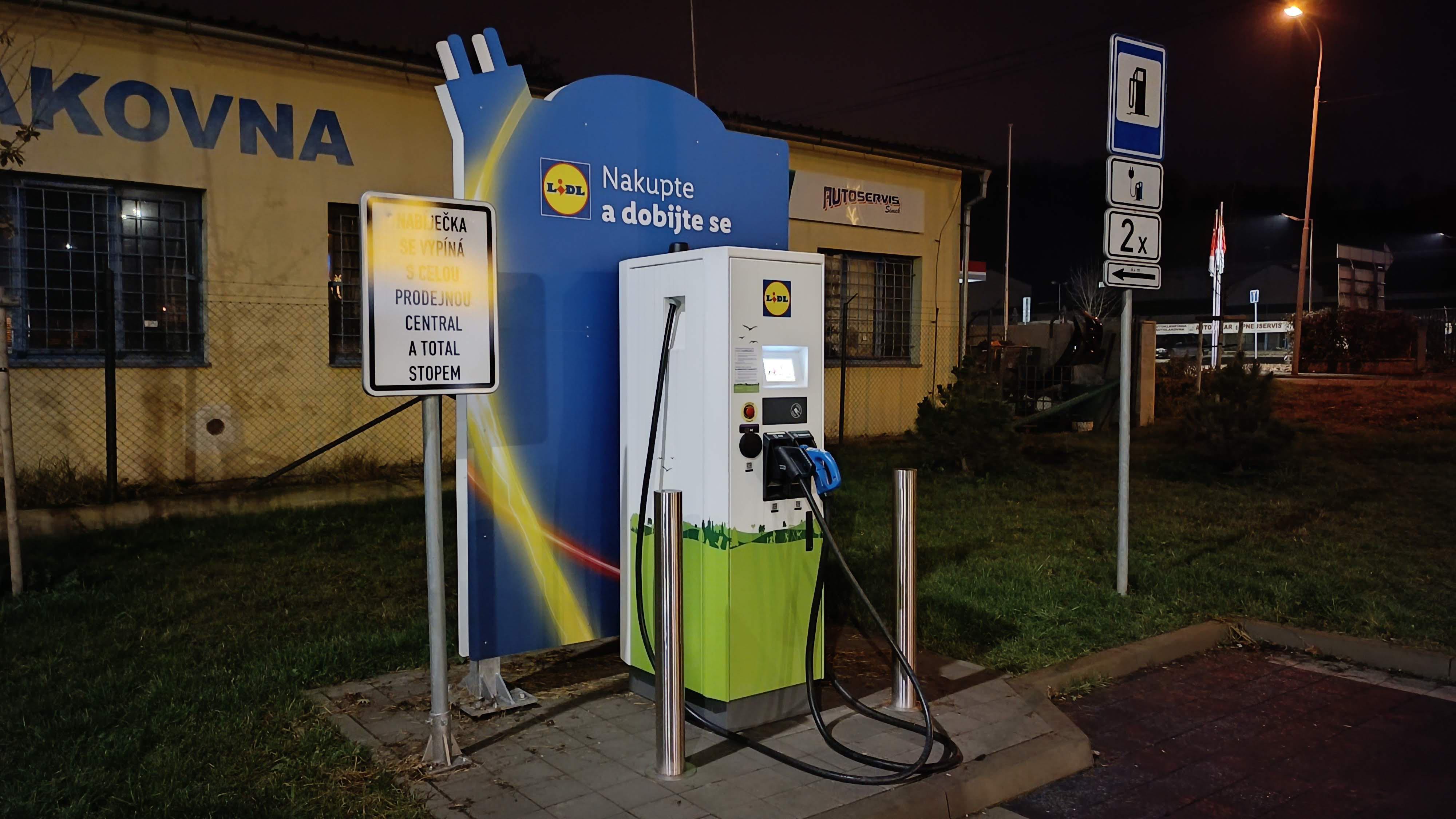 Nabíjecí stanice Lidl foto 2