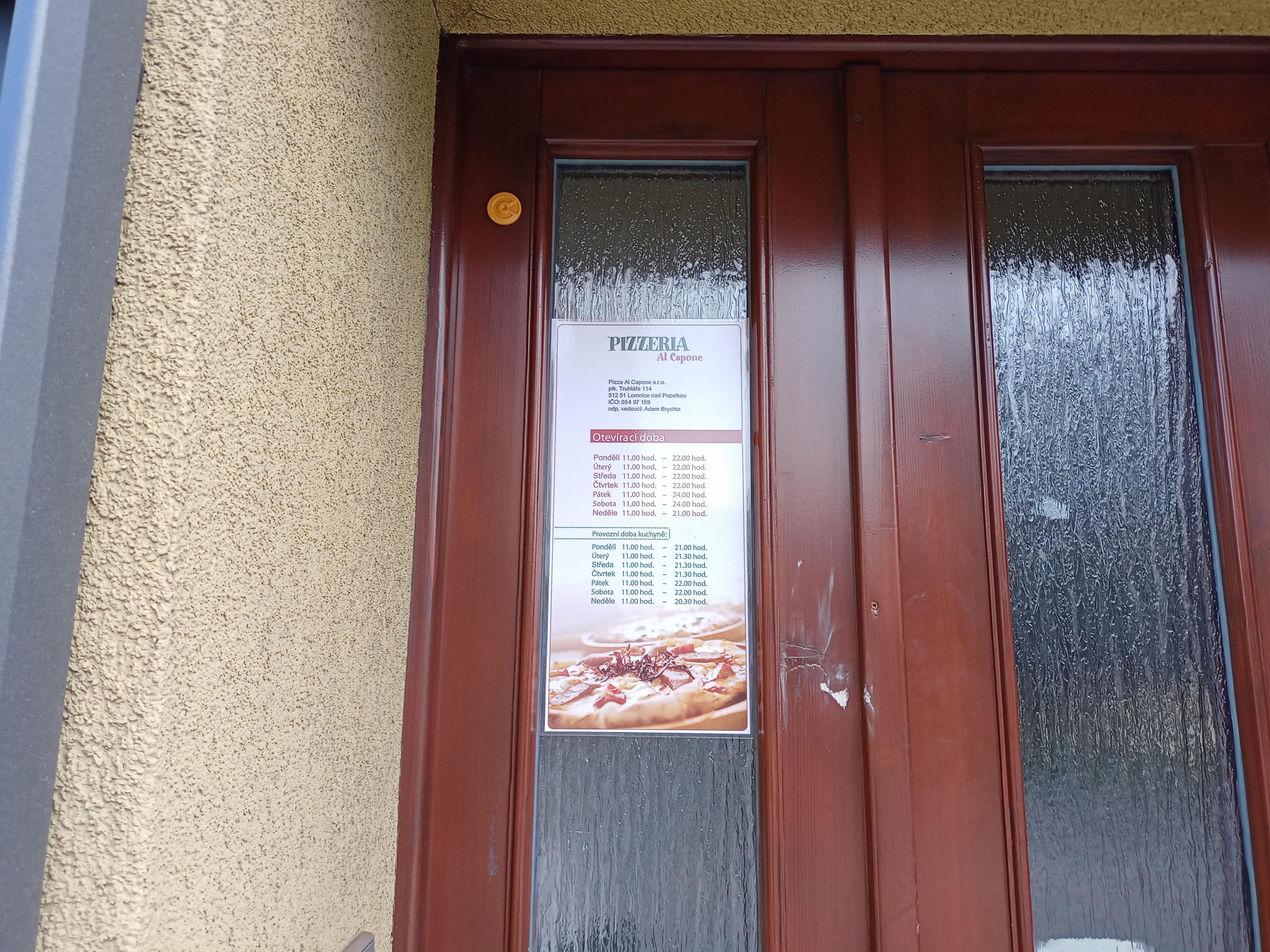 PIZZERIA AL CAPONE, s.r.o.