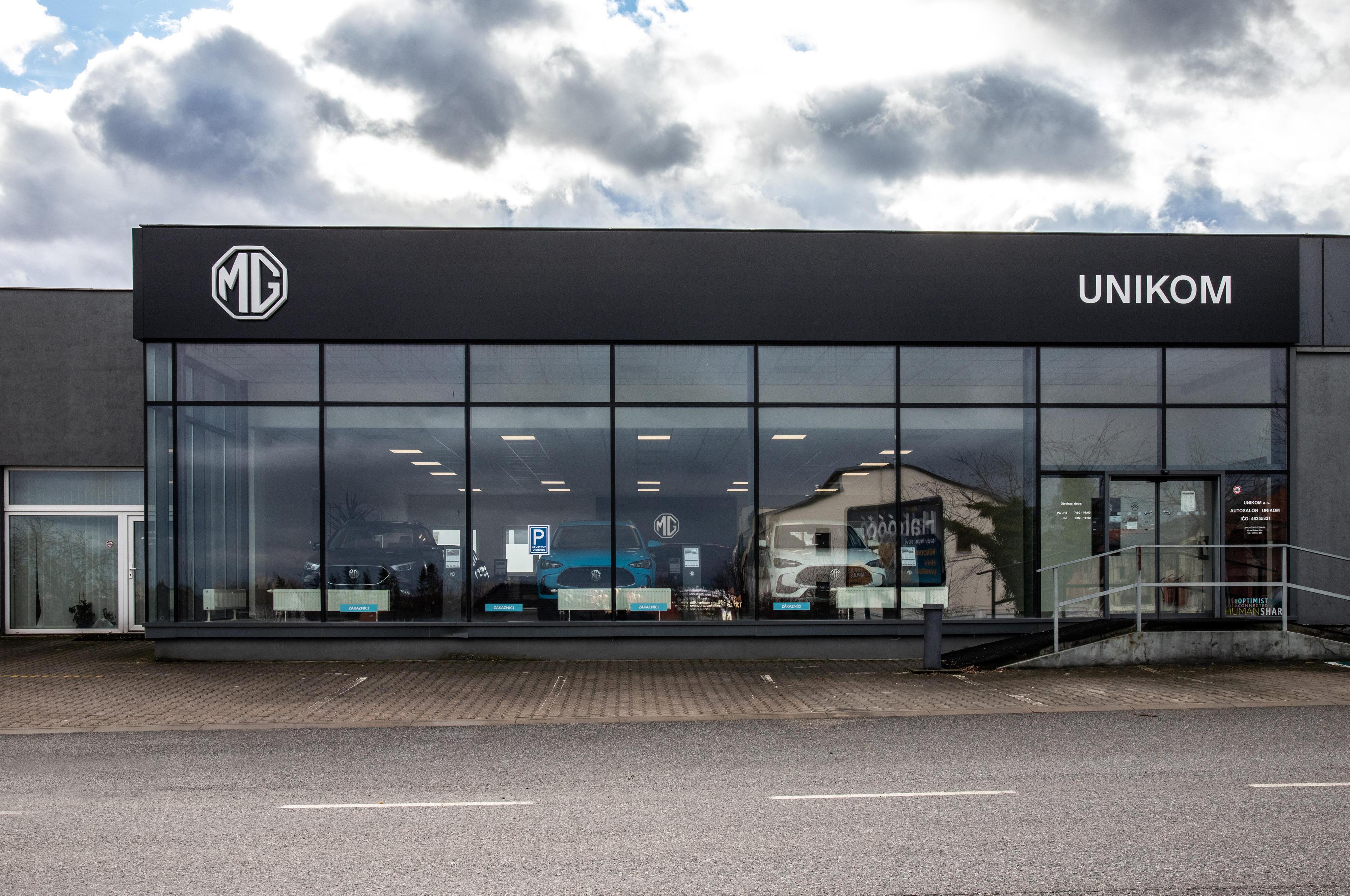 UNIKOM, a.s. - Autosalon MG