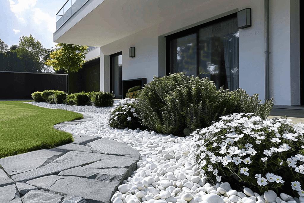 Okrasné kameny a drtě do zahrady