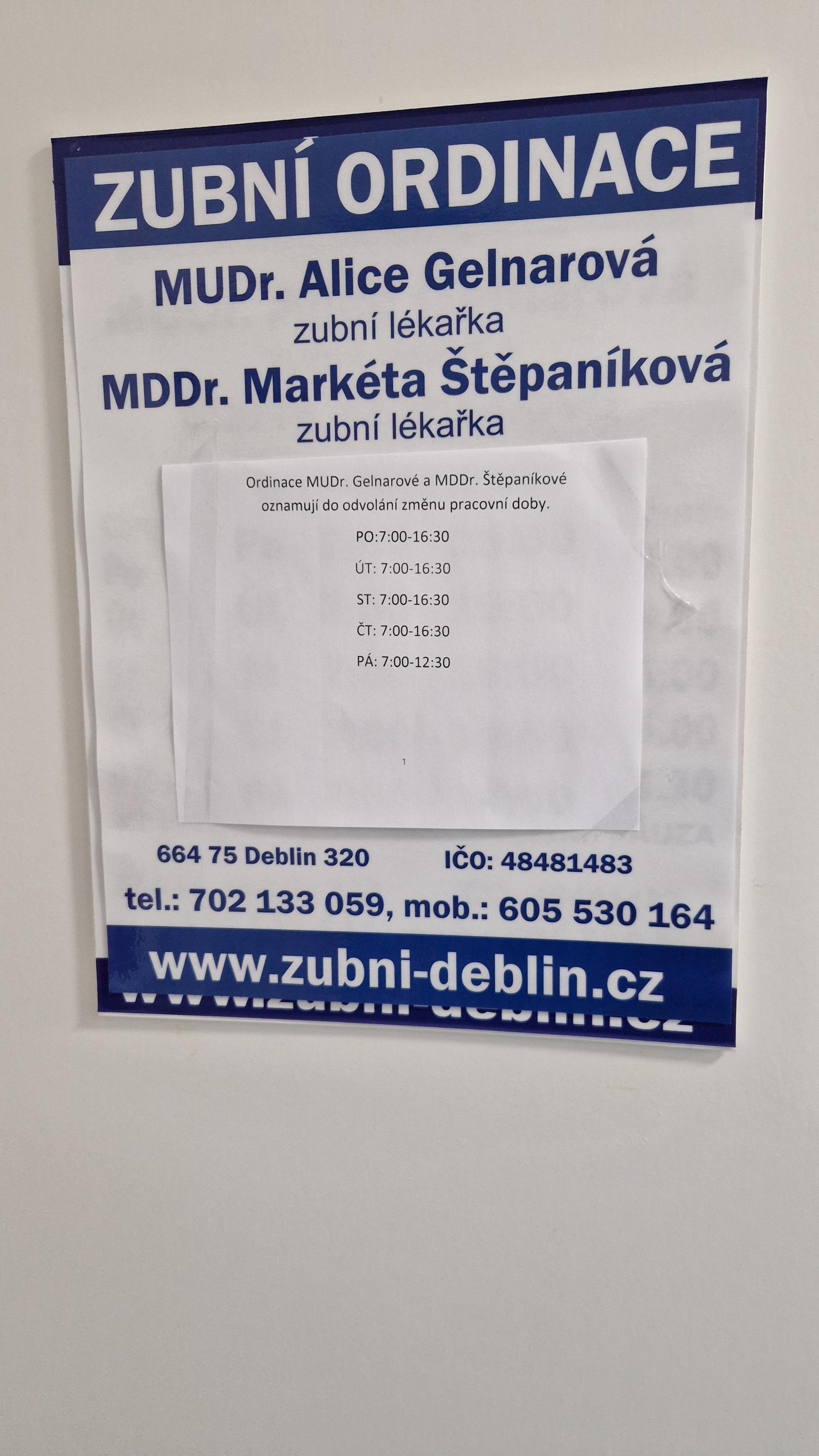 MUDr. Alice Gelnarová foto 2