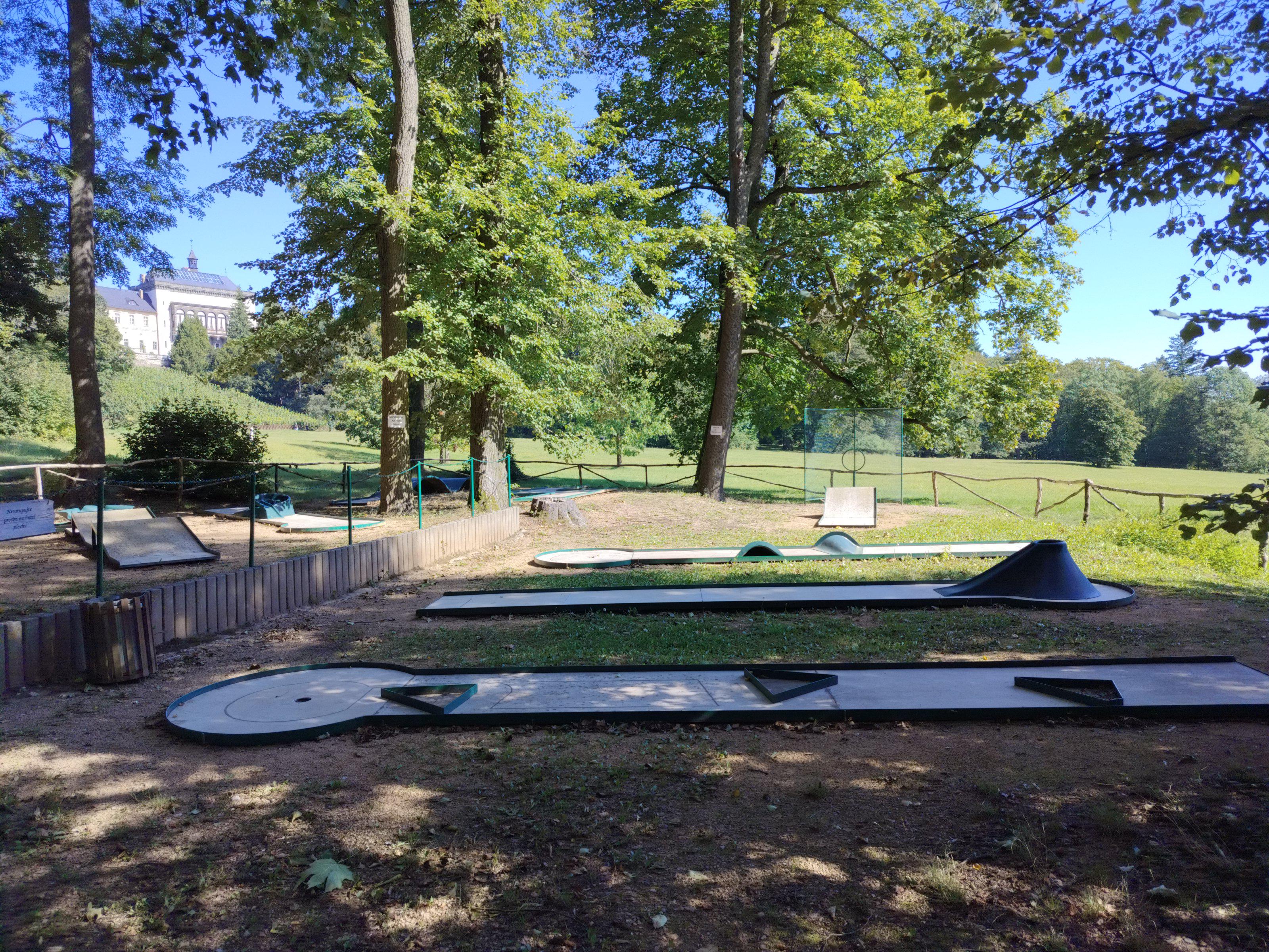 Minigolf Chateau Hotel Zbiroh