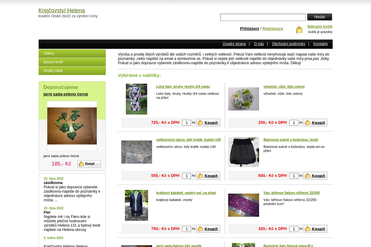 Krejčovství Helena