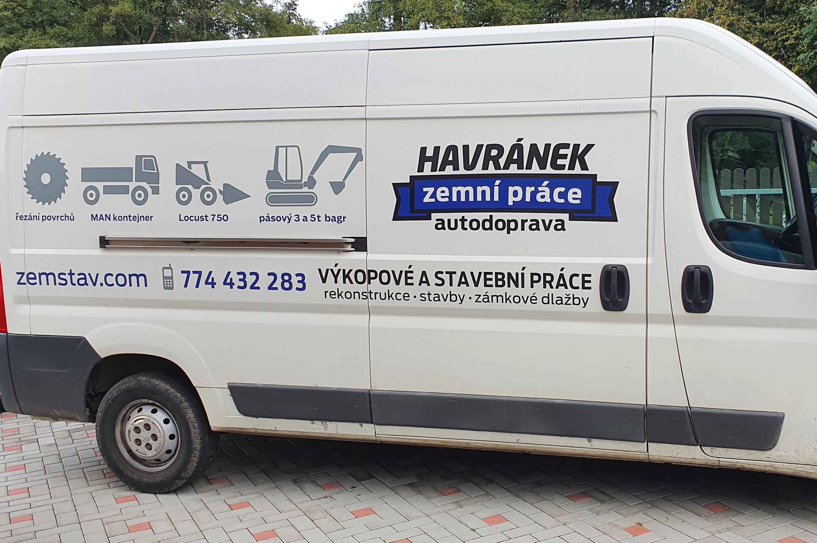 Havránek zemní práce - stavby