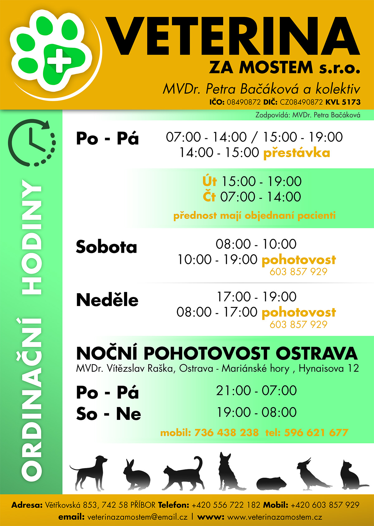 VETERINA ZA MOSTEM s.r.o. - Veterinární klinika foto 2