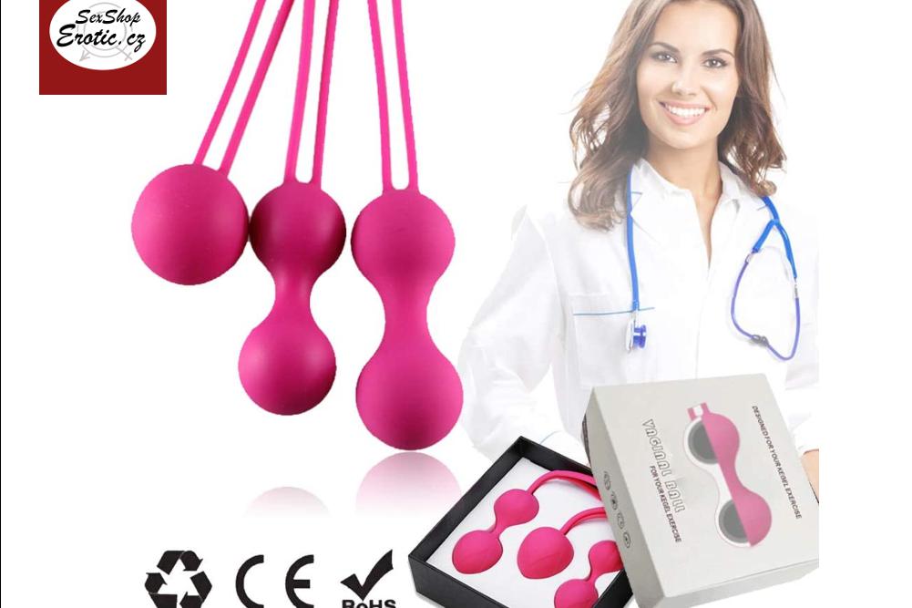 Kegelovy kuličky k posílení pánevního dna