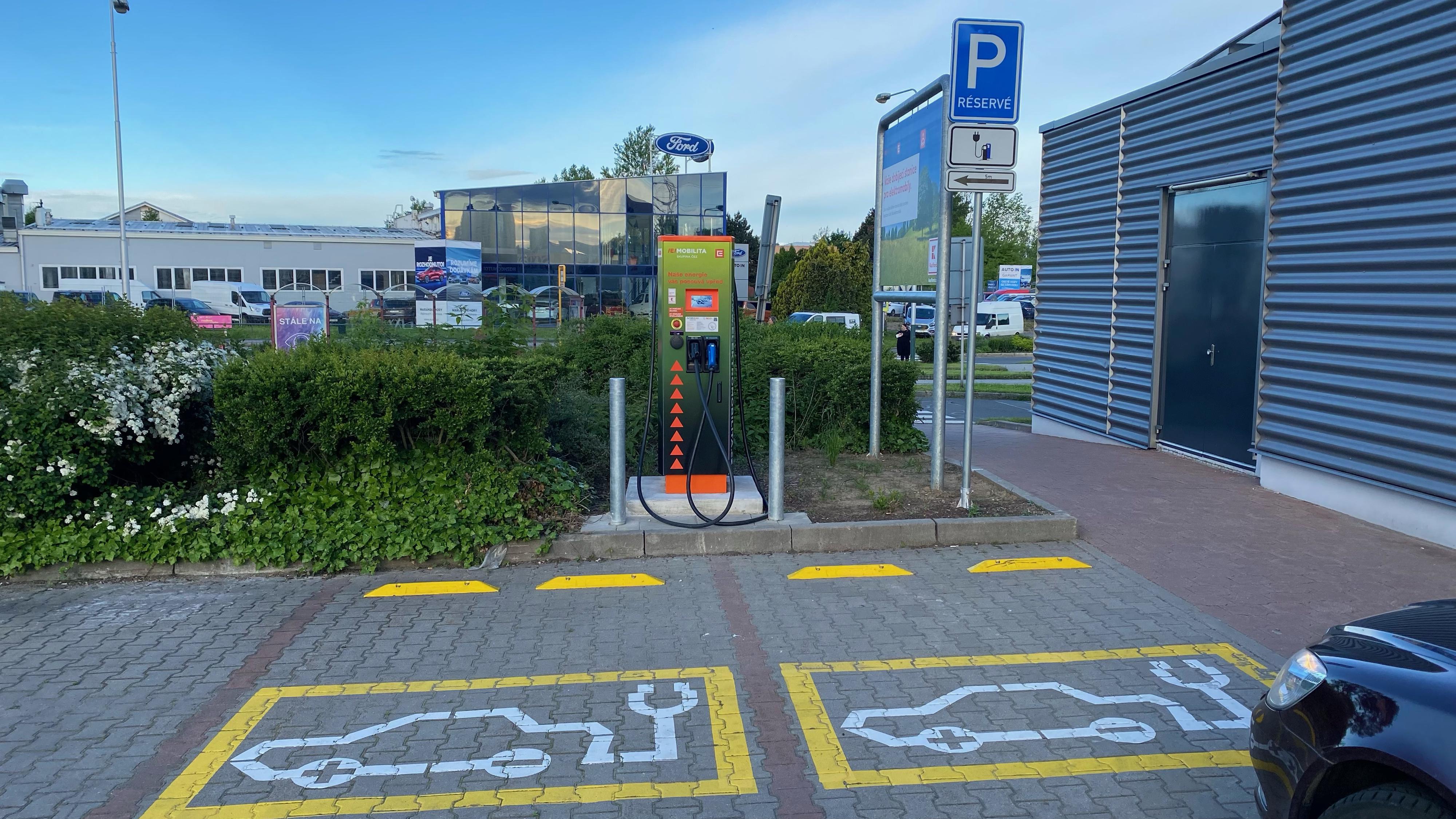 Nabíjecí stanice Kaufland